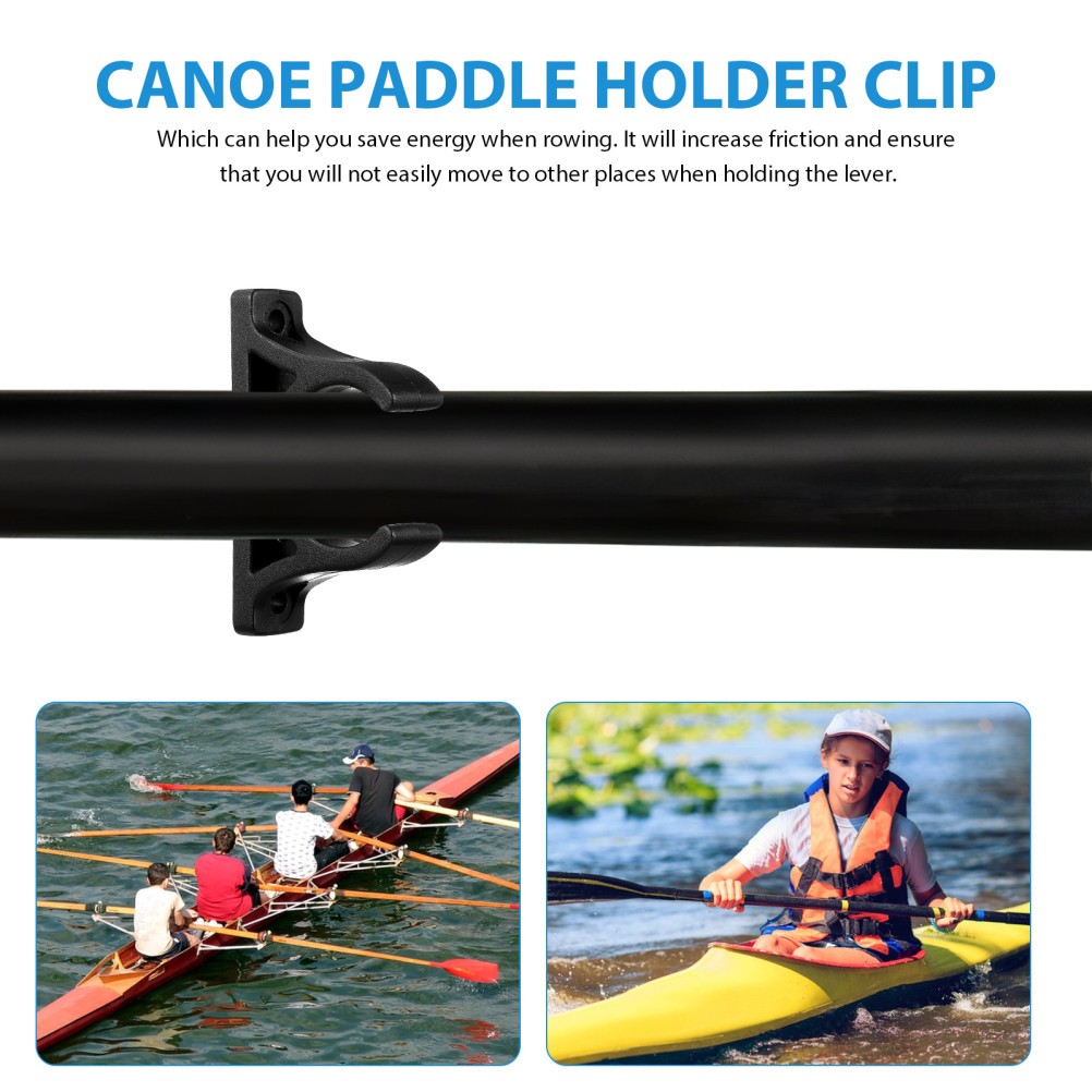 4 Pcs Paddle Clip Holder Accessory Clip-on Removable Kayak Accessories