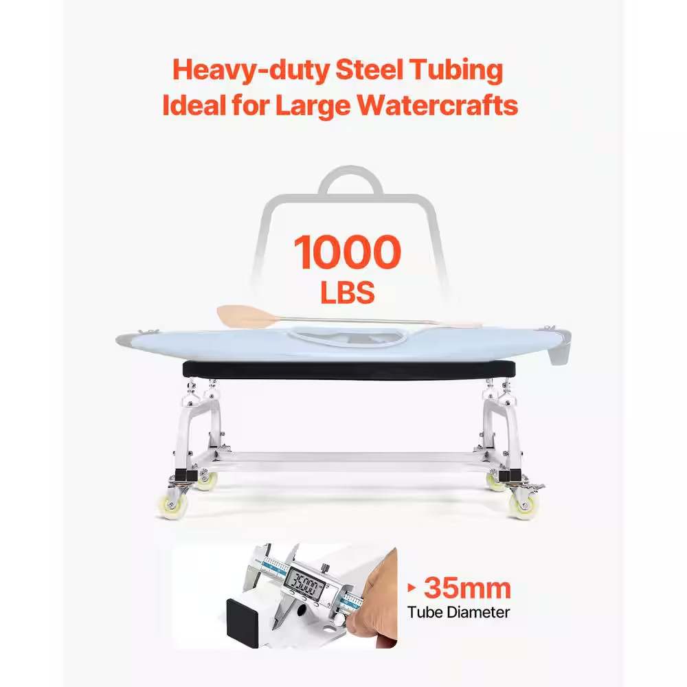 Watercraft PWC Dolly, 1000 Lbs. Load Capacity, Jet Ski Stand PWC Cart, Heavy-Dut
