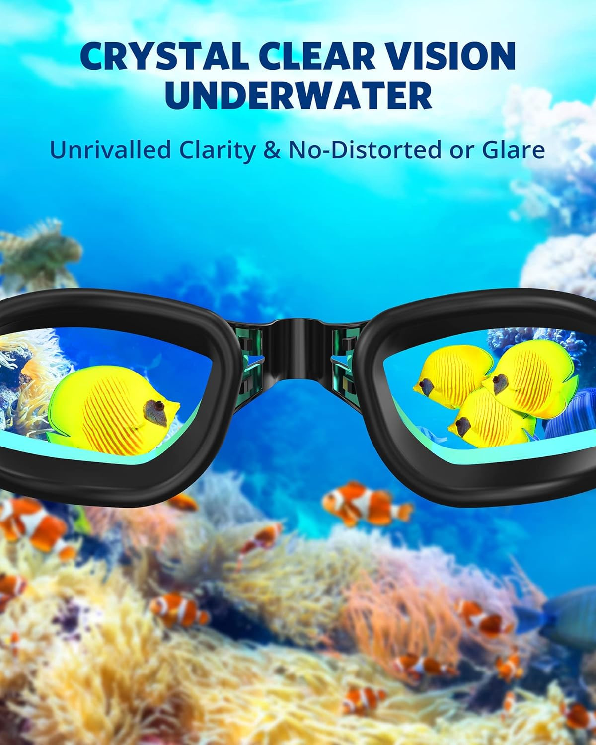 Swim Goggles Swimming Goggles No Leaking Full Protection Adult Men Women Youth