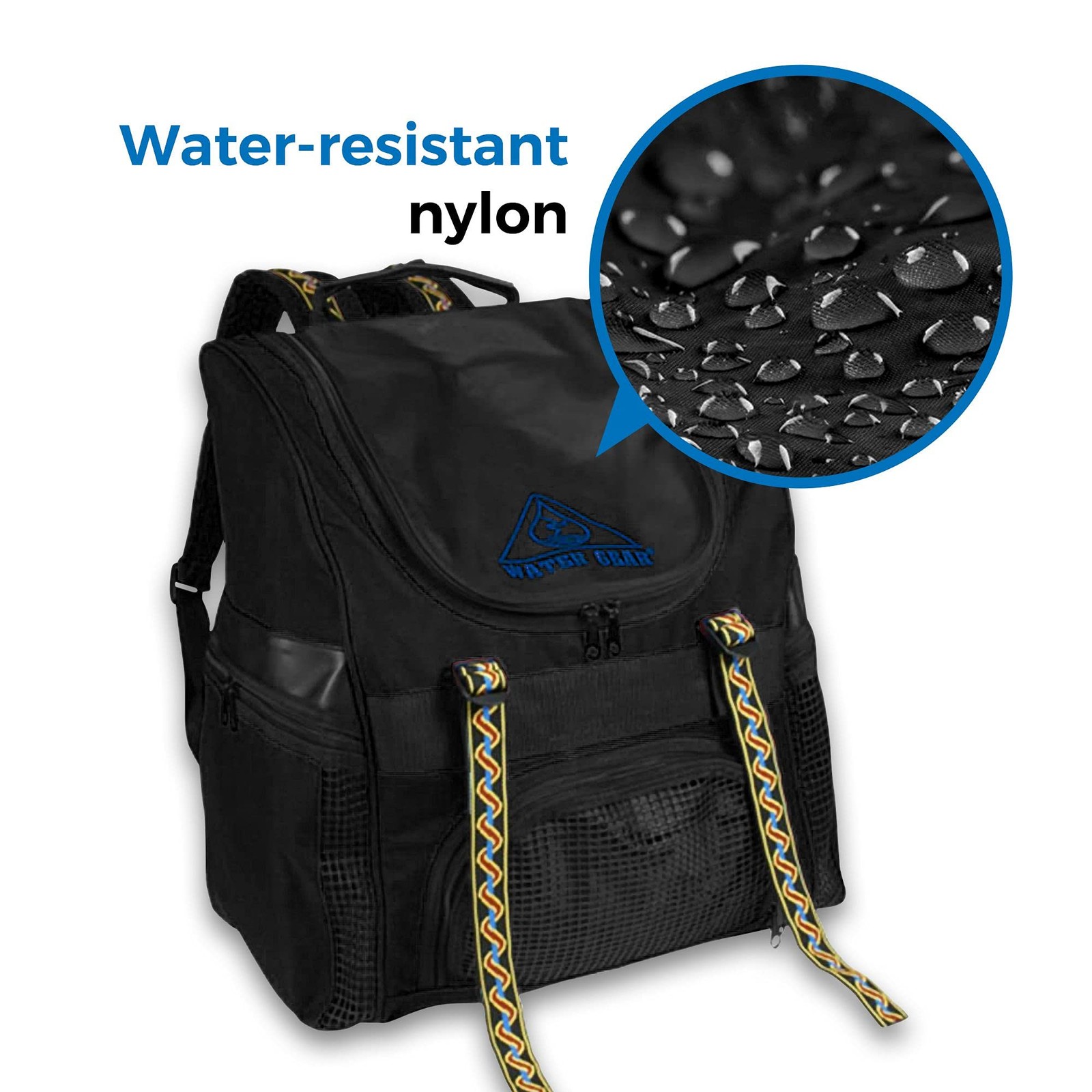 Swimmers Backpack – Swimming Sports Athlete – Water Resistant Nylon Training …