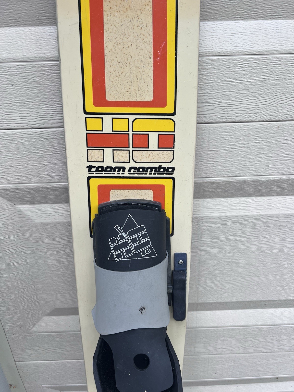 Vtg Water Bindings Boating Ski Team Combo Ho Boating Skis Coat Rack Wall Art