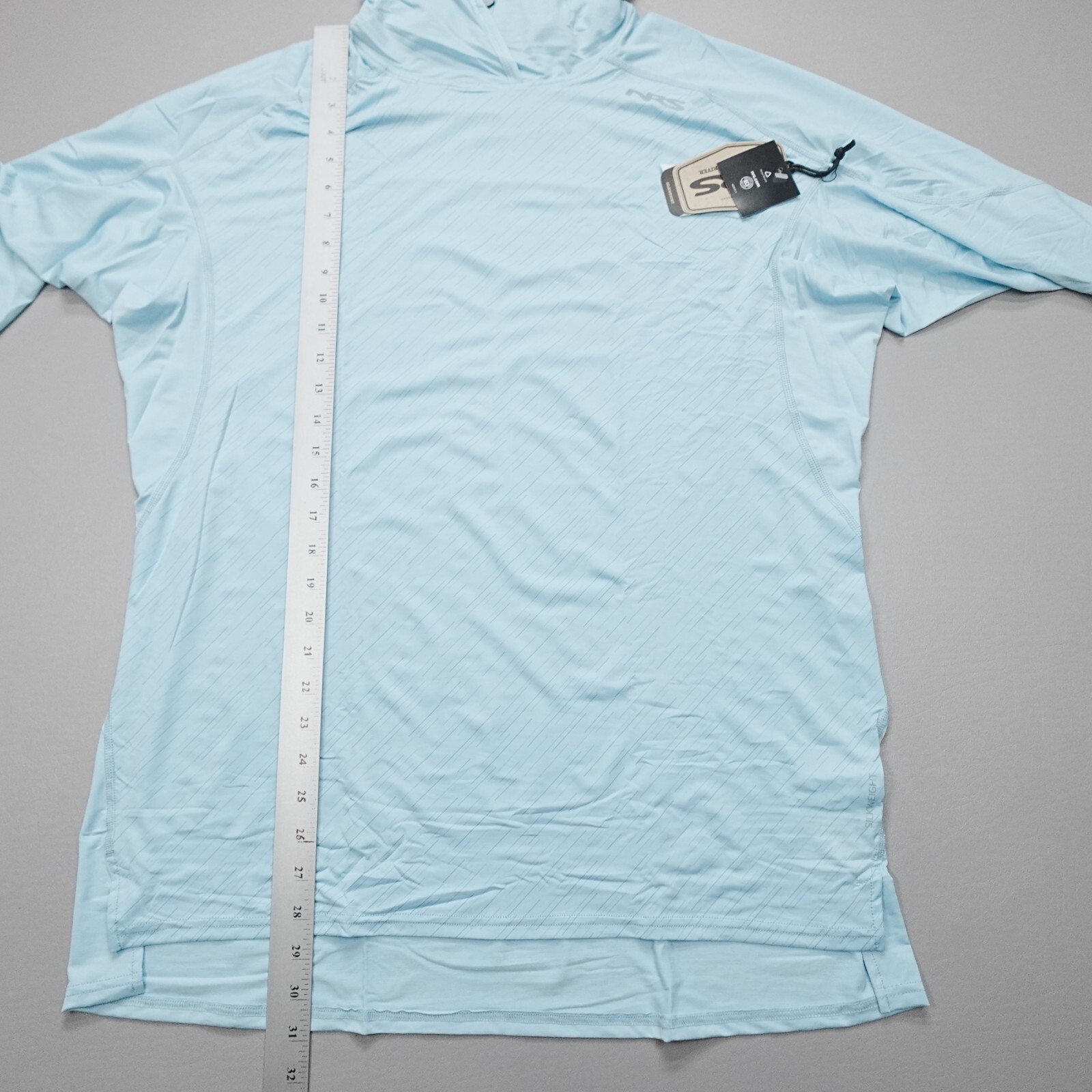 NRS Men’s Silkweight Varial Hoodie Poseidon Sea Angel 100% Recycled UPF 50+