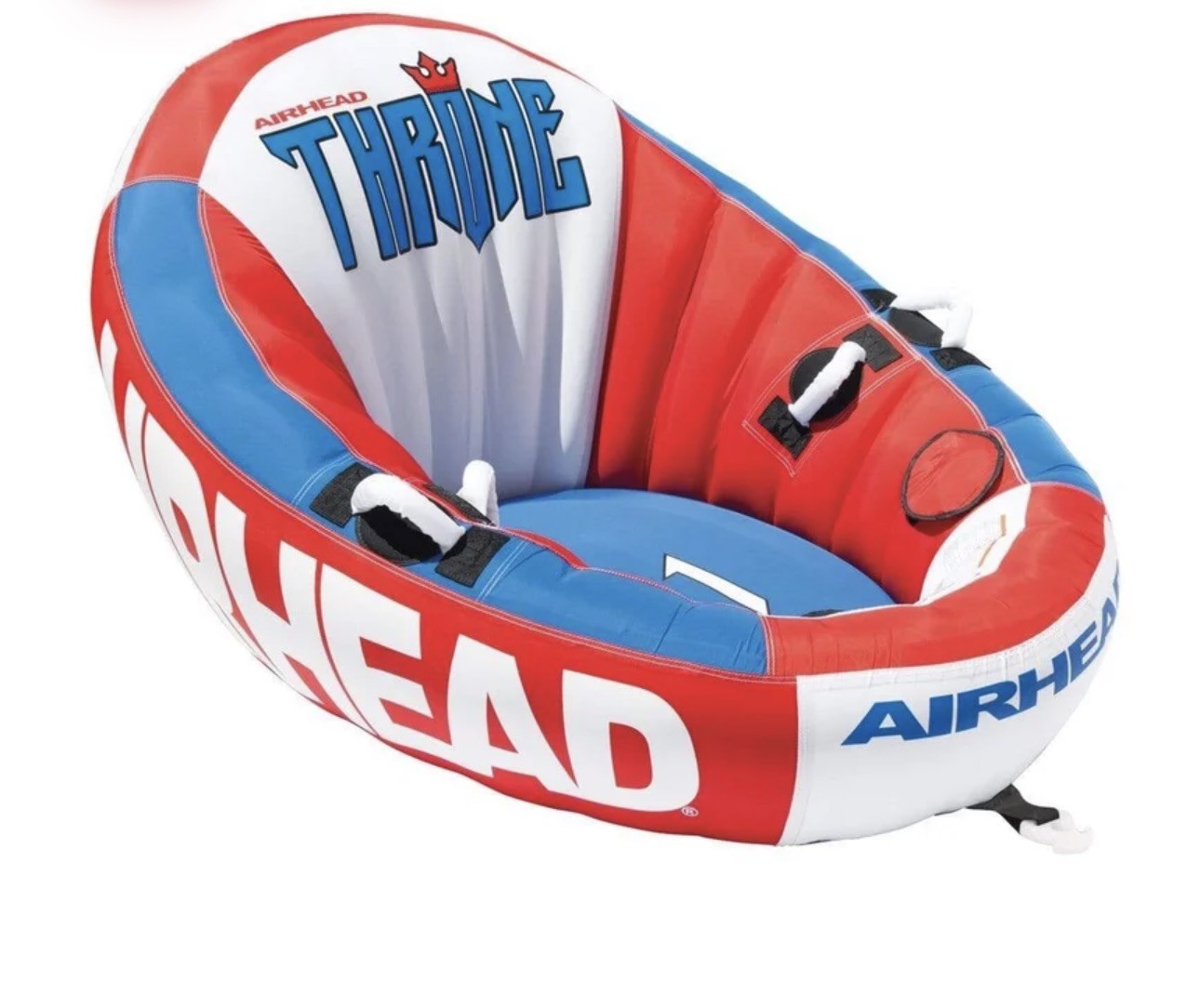 AIRHEAD Throne 1 Person Inflatable Towable Tube Float