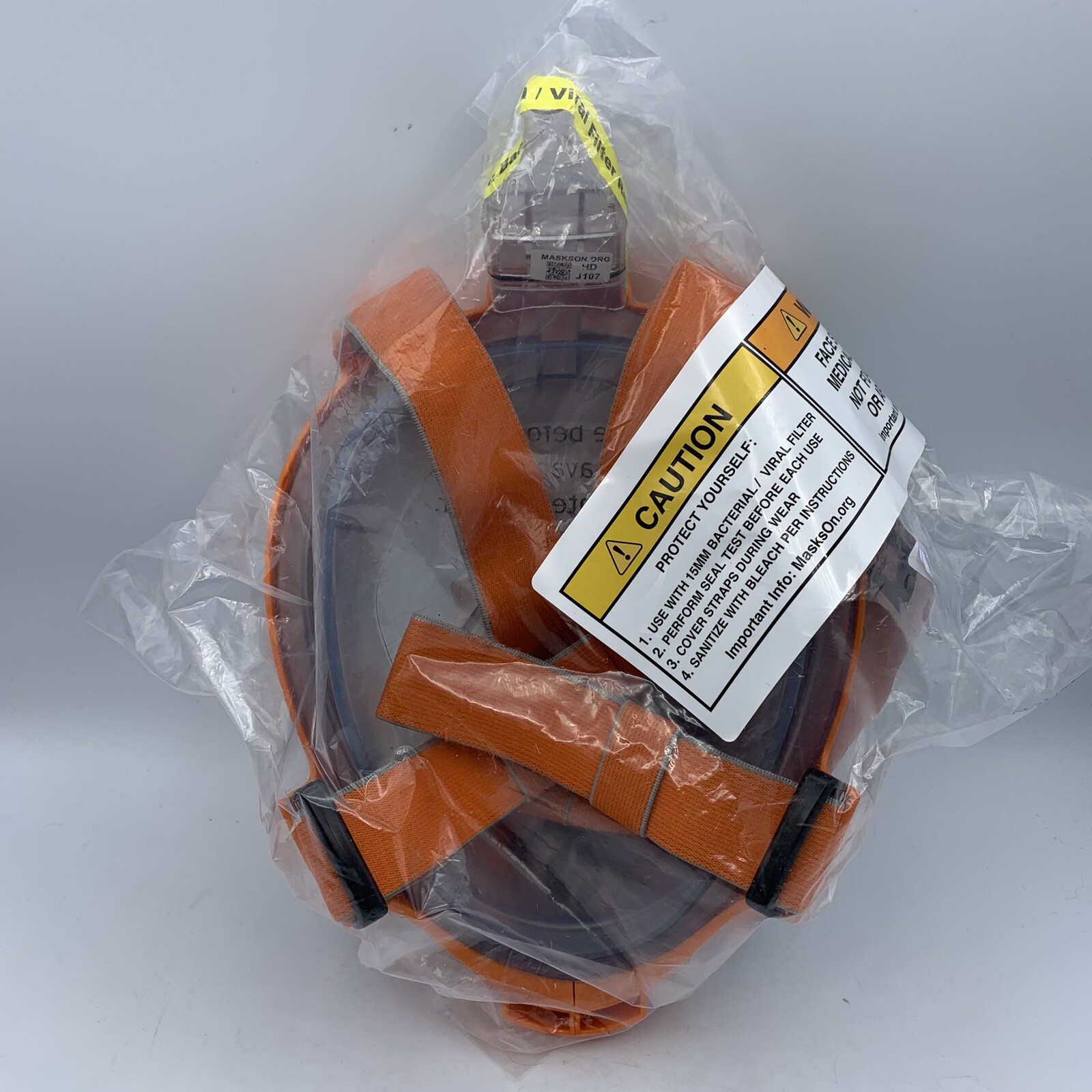 Ocean Reef ARIA Full Face Mask Size M/L Orange Model 110 Filter Not Included NEW