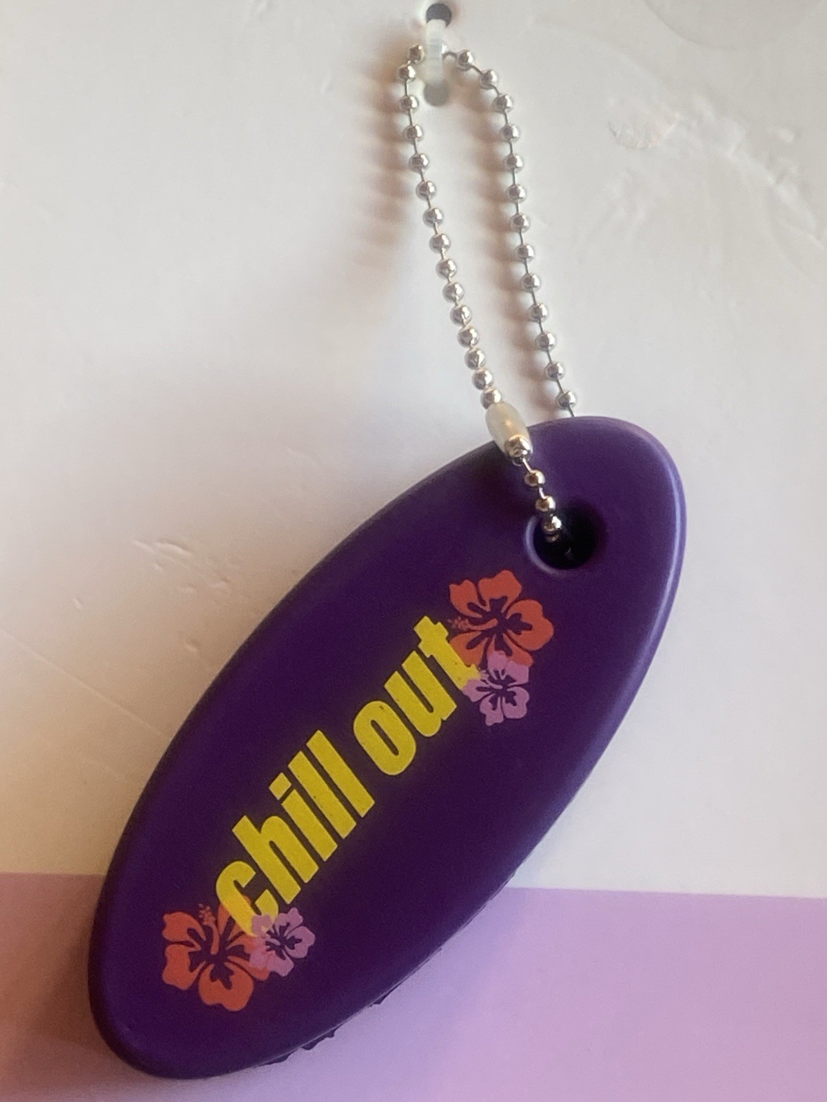Foam Buoy Keychain Floating Key Gift Boating Safe Water Forever 21 Purple Boat