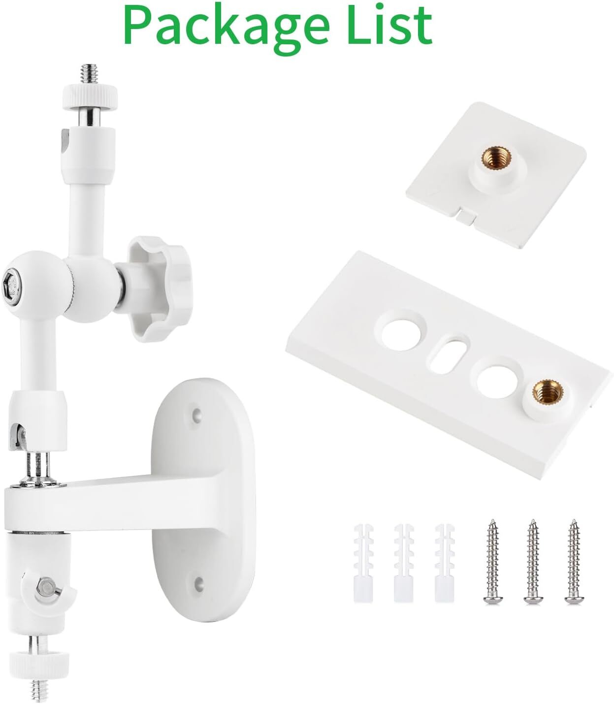 2-in-1 Wall Mount for Ring Solar Panel, Stick Up Cam Battery, Spotlight Cam…