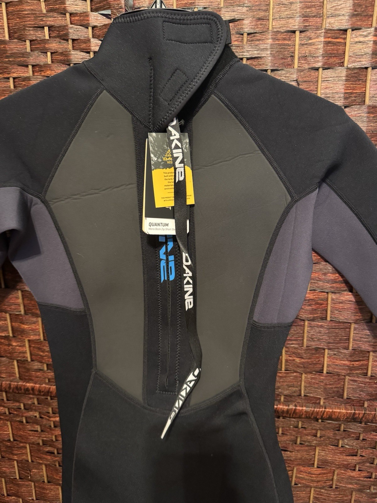 Dakine Quantum Back Zip S/S Full Suit 2/2 F/L-Men’s Size/ X-Small