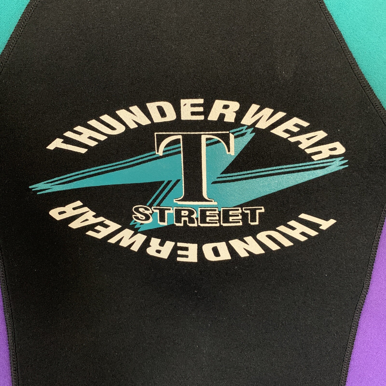 Thunderwear brand Black Purple Teal Children’s Wetsuit size XS