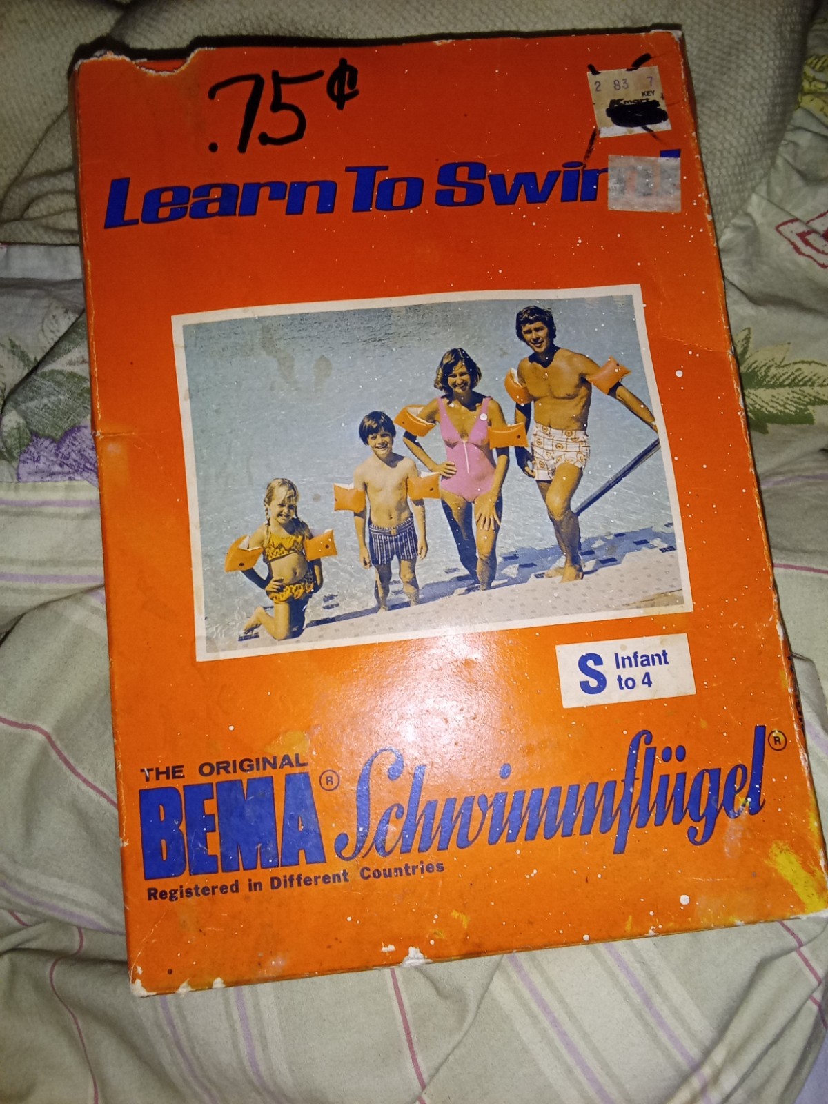 vintage bema original schwimmfliigel floaties
