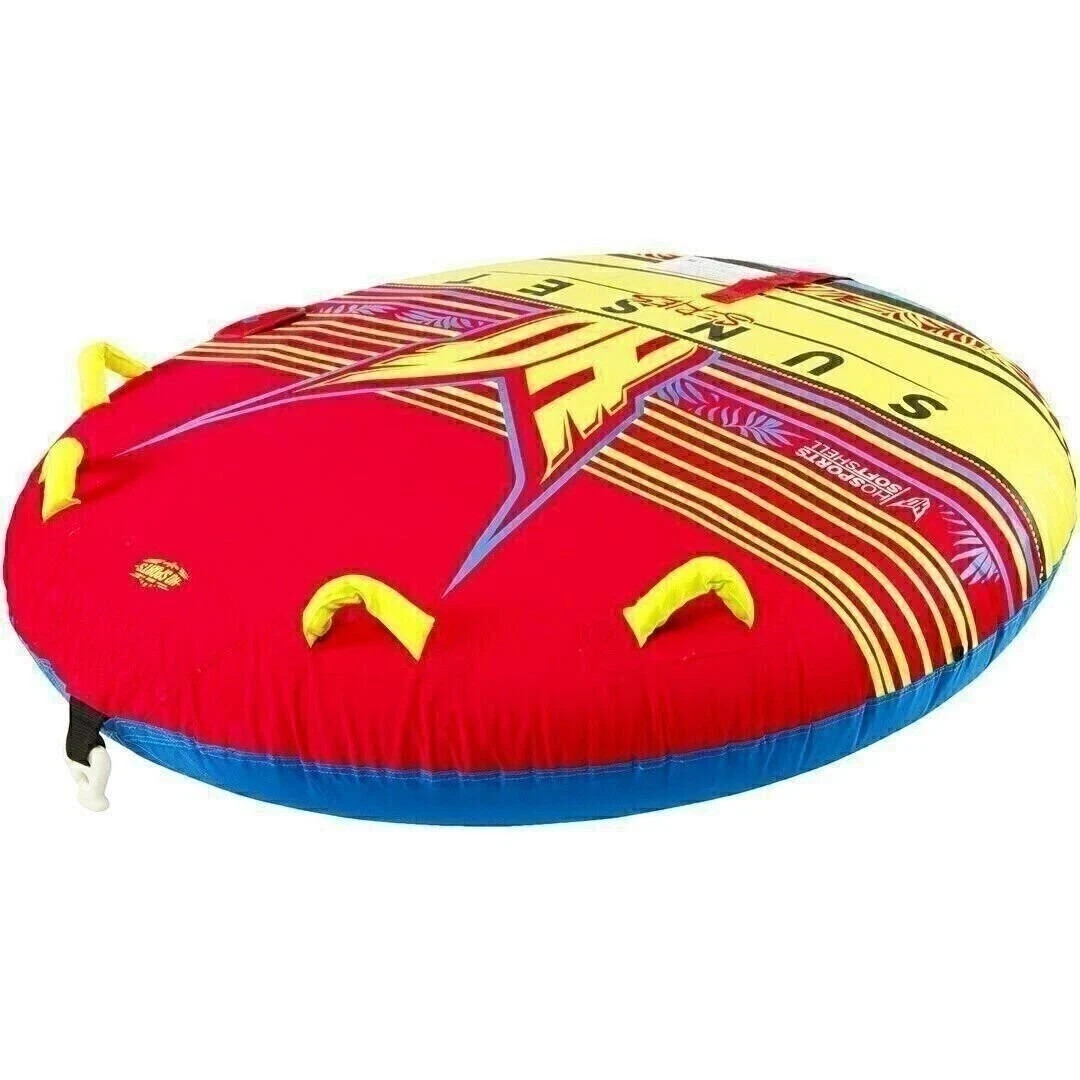 HO Sunset 2 Tube – Red/Yellow – 2 Person Towable Tube NIB