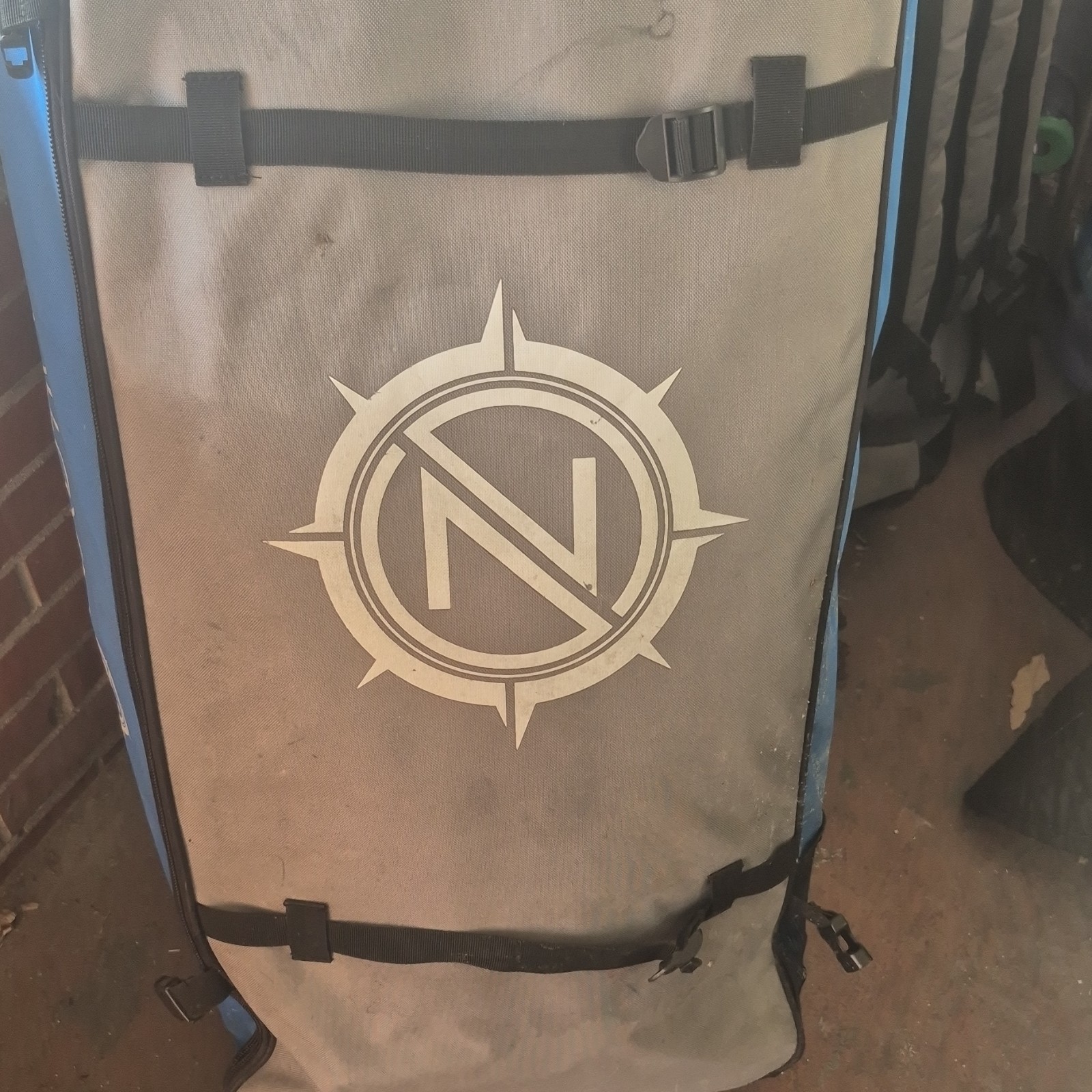 Nautical Stand Up Paddleboard Travel & Storage Bag Blue/Gray