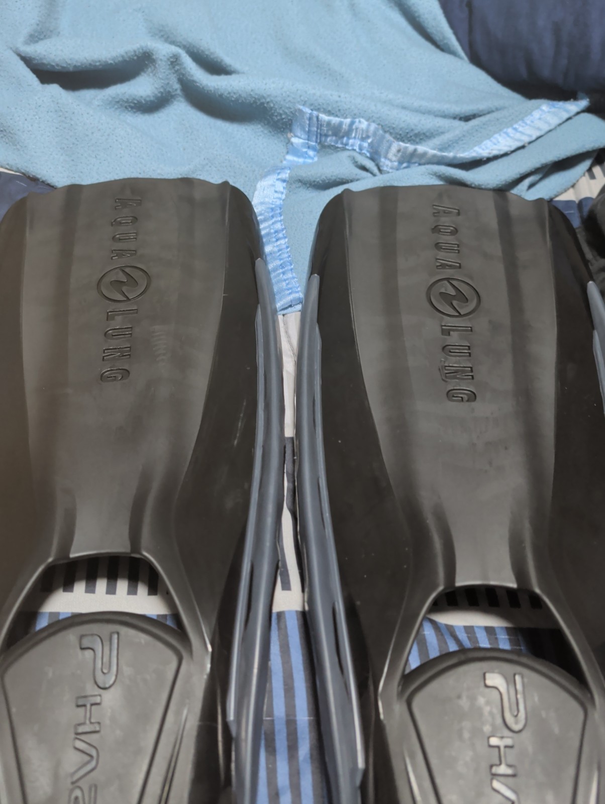 Aqualung Fins Phazer Small Dark Grey And Black