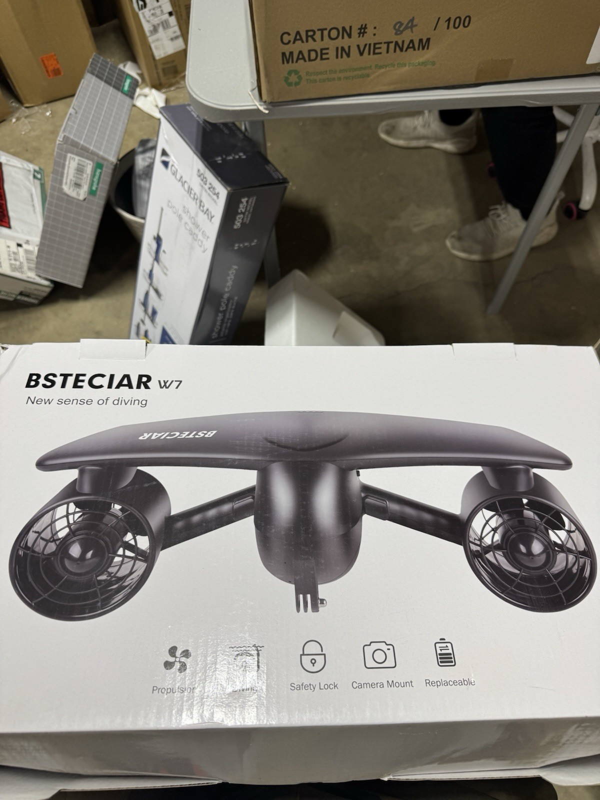 BSTECIAR W7 Dual Motor Underwater Scooter