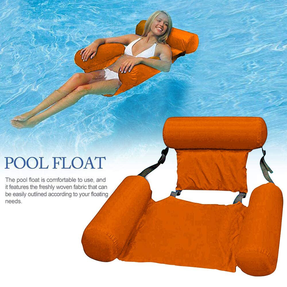 Floating Inflatable Swimming Pool Chair Relaxing Seat Water Bed Lounge Air Sofa
