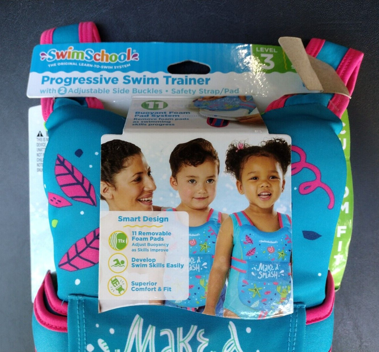 SWIM SCHOOL PROGRESSIVE SWIM TRAINER LEVEL 3 AGES 3-5 MAX 38LBS