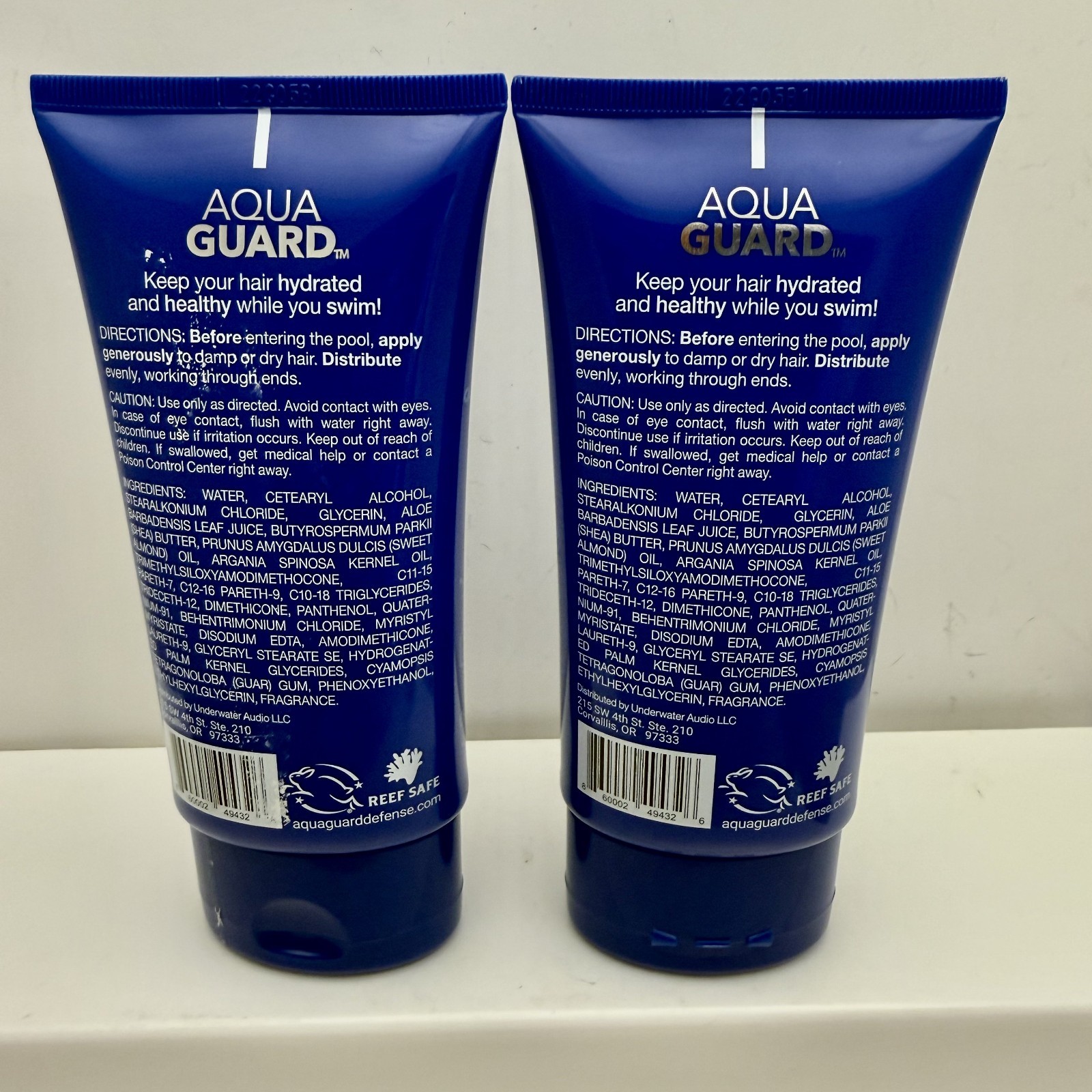 Lot of 2 AquaGuard Pre-Swim Hair Defense Color Safe 5.3 fl Oz – Quick Ship!