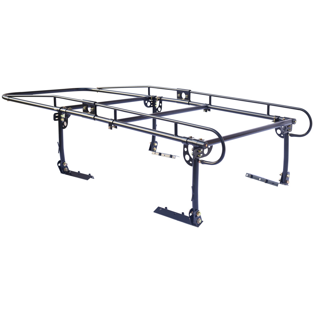 1000 LBS Adjustable Truck Contractors Rack Ladder Pickup Kayak Lumber Rack Side