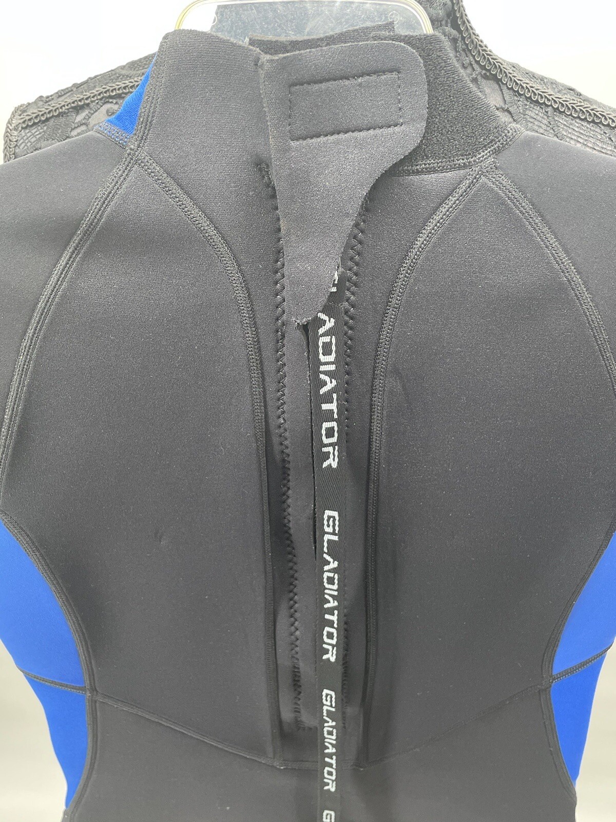 Gladiator Brand Wetsuit Youth Size 14 Shorty Black & Blue Surf Swim Ski Scuba