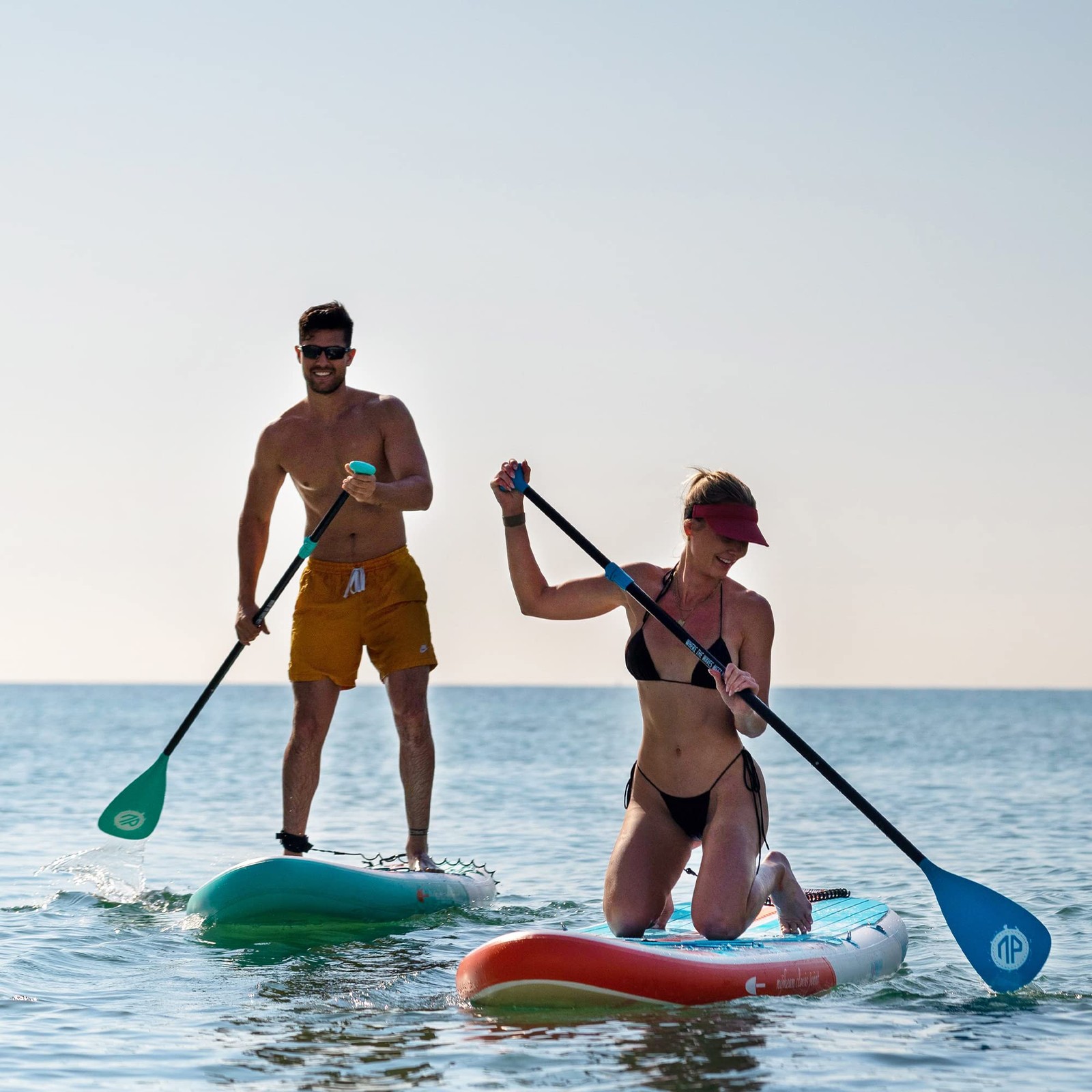 3-Piece Sup Paddle, Adjustable Paddle Board Paddles, Lightweight Kayak Paddle…