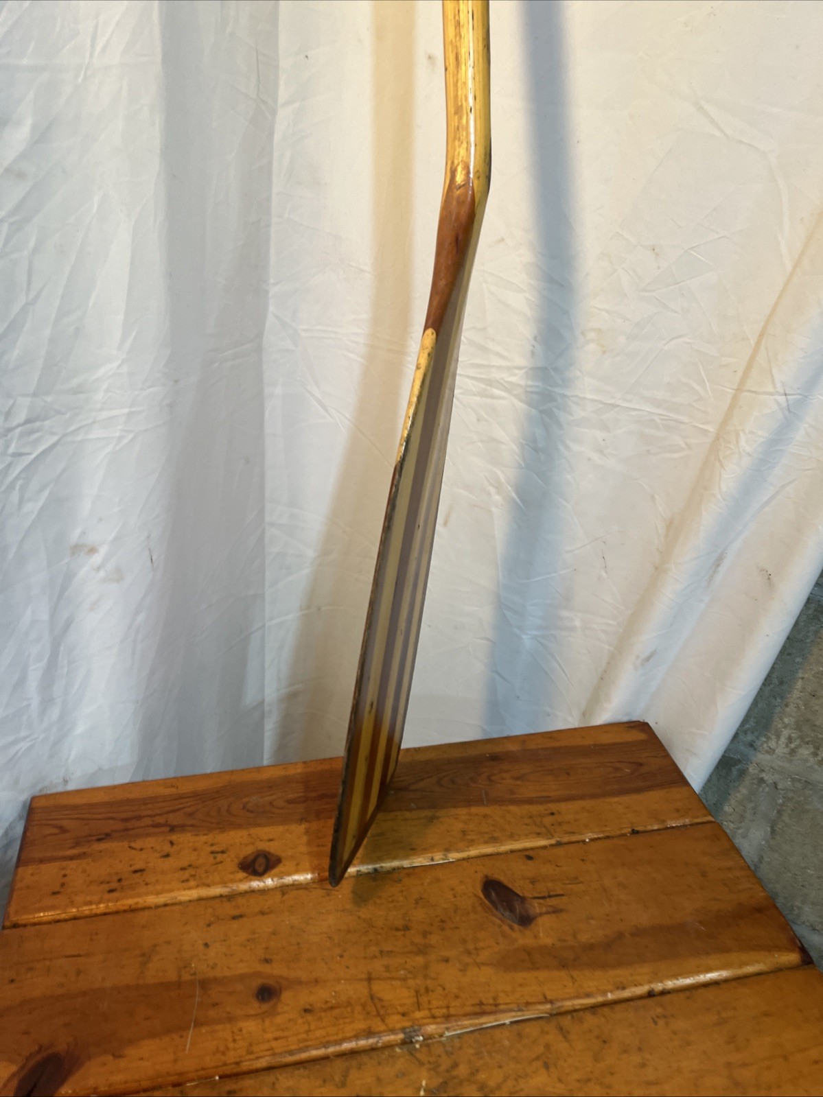 52” Voyageur Wood Canoe Paddle — Made In Canada — Good Condition Well Made