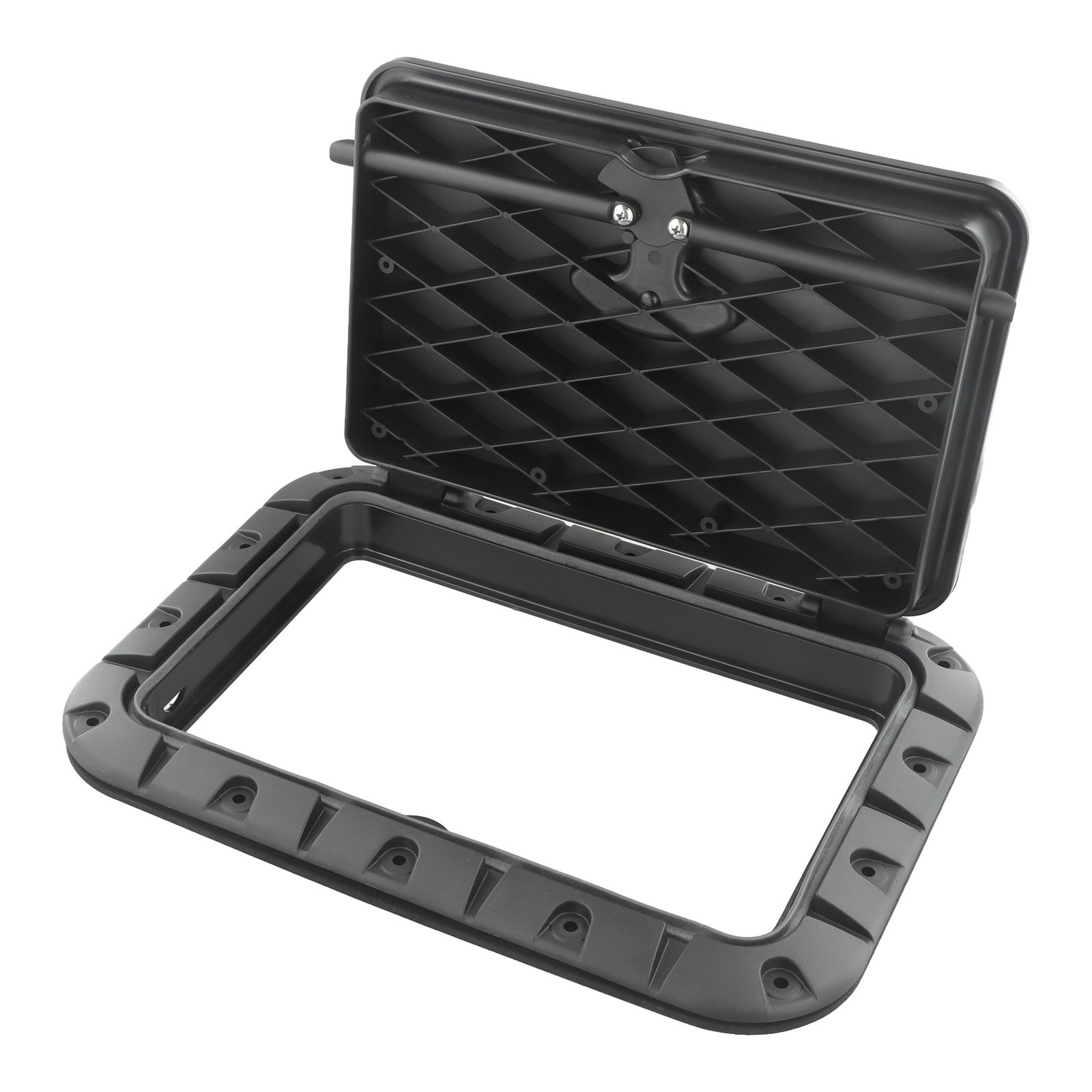 1piece Marine Deck Plate Square Hatch for pull Out Handle Hatch For