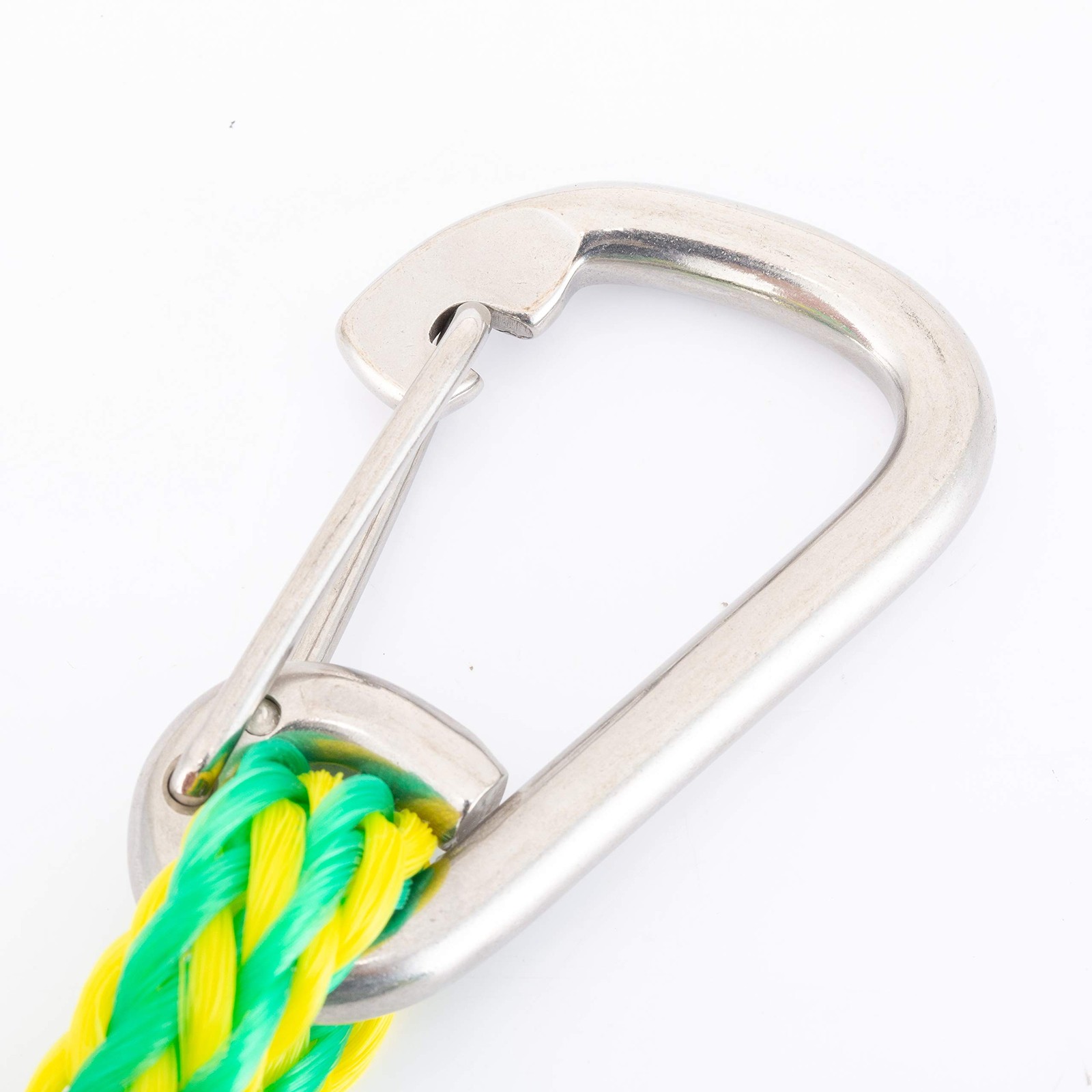 Kayak Tow Rope with Clip, Boat Dock Line with 316 Stainless Steel Hook – H