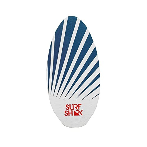 35 to 41 inch Deluxe Wood SkimBoards w/ EVA Traction Grip 35 inch Surf Shark WH