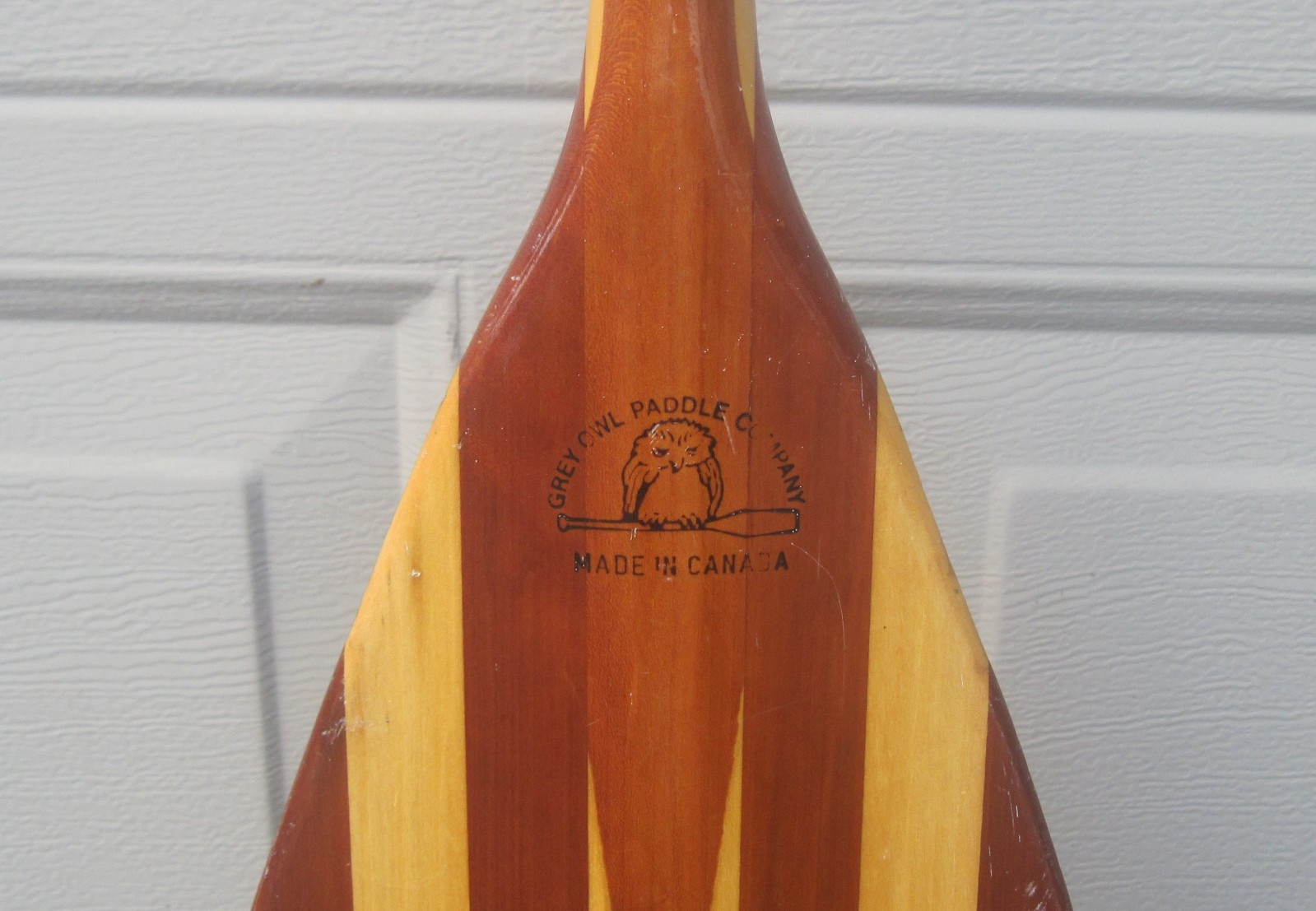 Vintage 60″ ! Grey Owl Wood Voyageur Beautiful Canoe Paddle Canada Used BWCA Euc