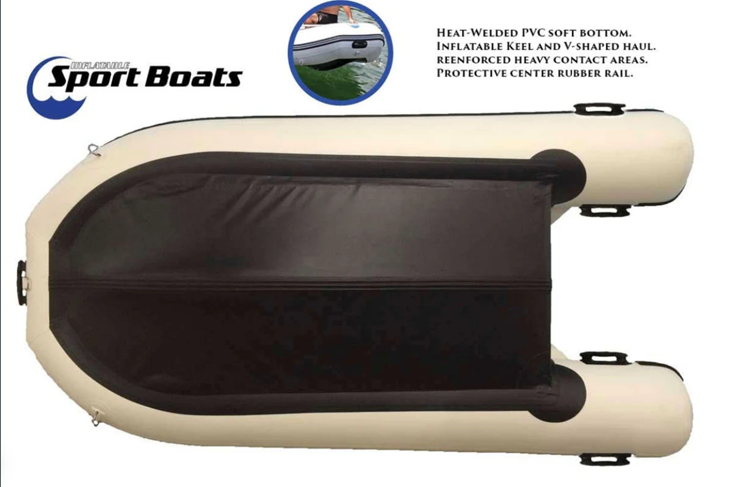 Island Hopper Killer Whale 10.8′ Aluminum Floor Inflatable Boat