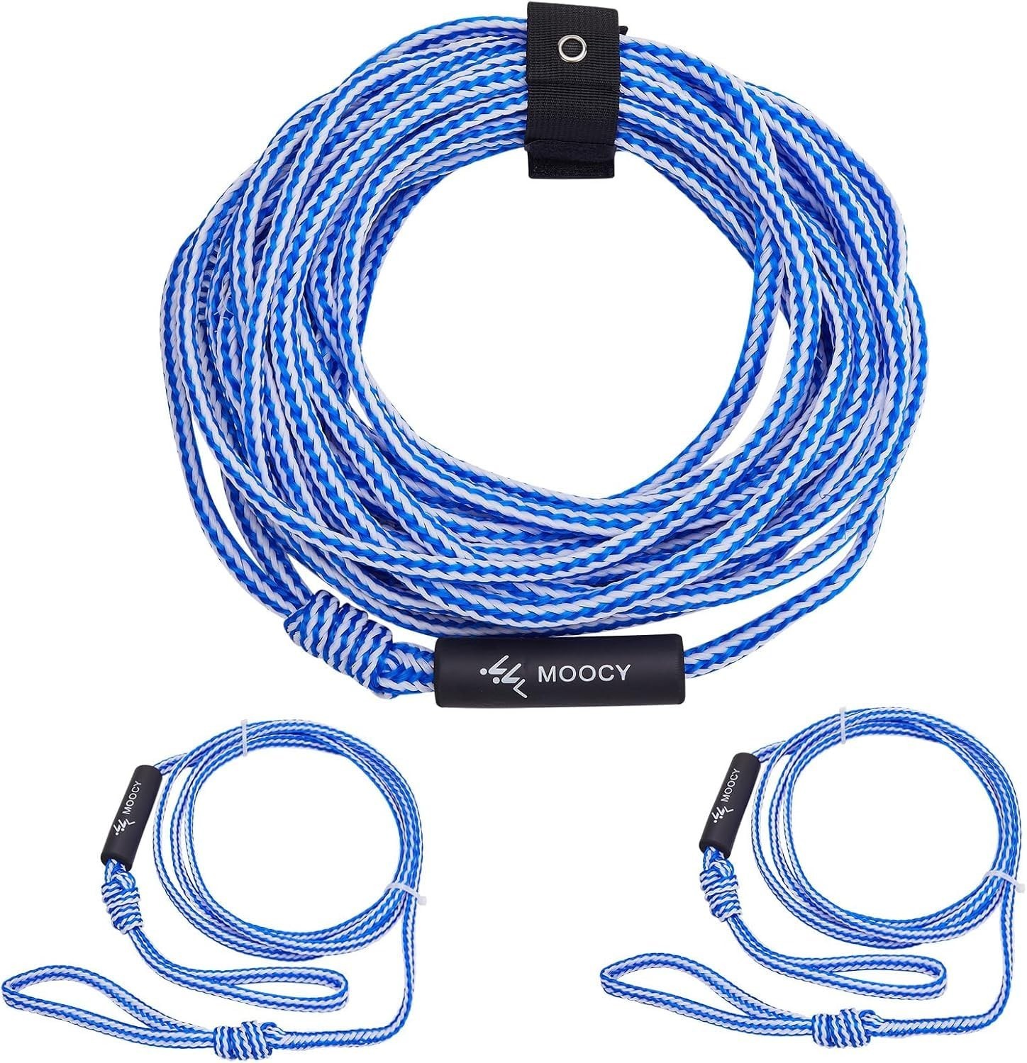 40FT Tow Rope with Foam Buoy for Tubes, Wake Surfing & Waterskiing – 3-Piece Set