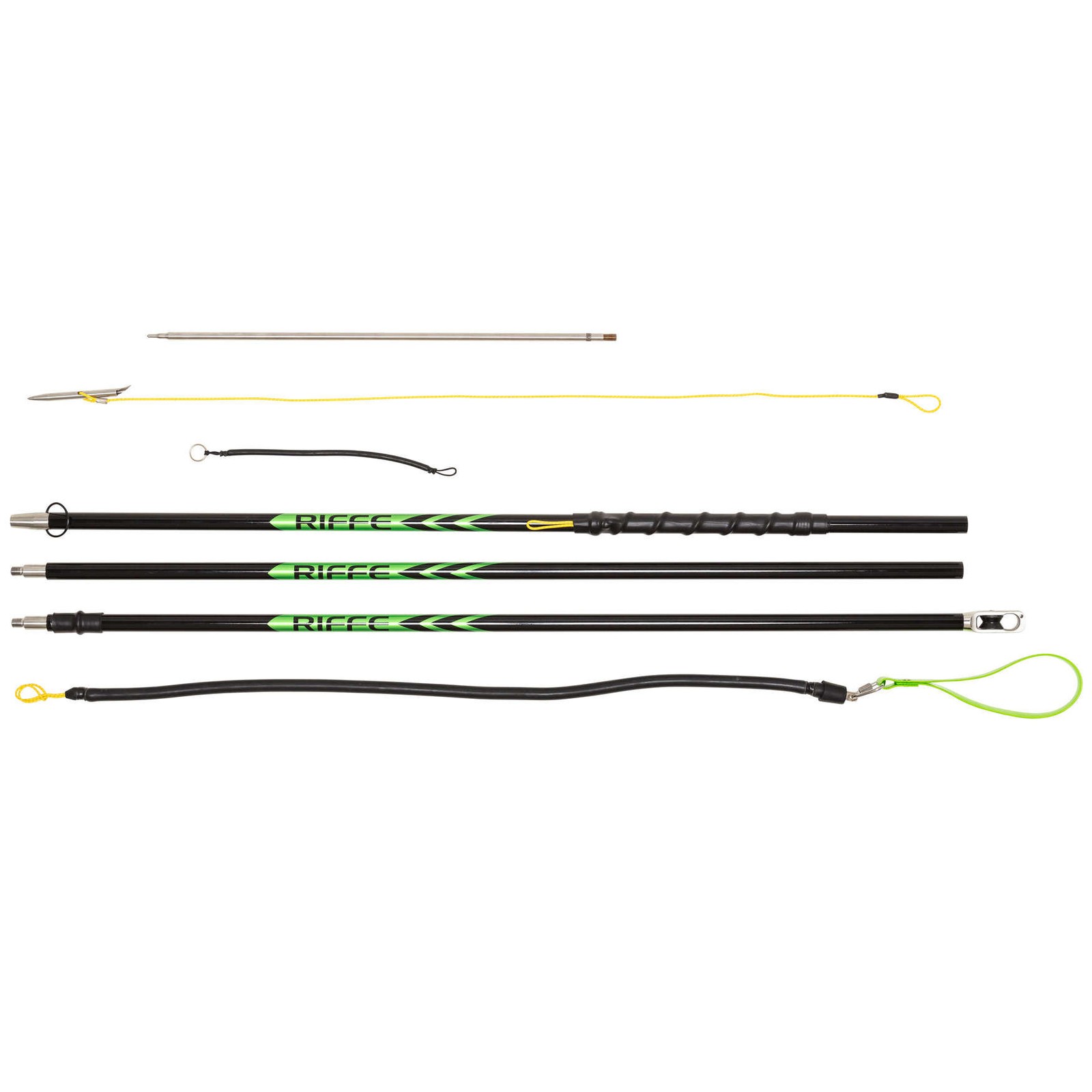Riffe Mamba Roller Composite 3-Piece Pole Spear – 9 Foot – 9 Foot