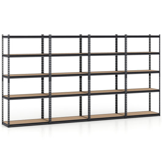 5-Tier Garage Shelving Unit 2200 LBS Metal Storage Shelves Adjustable Utility Ra