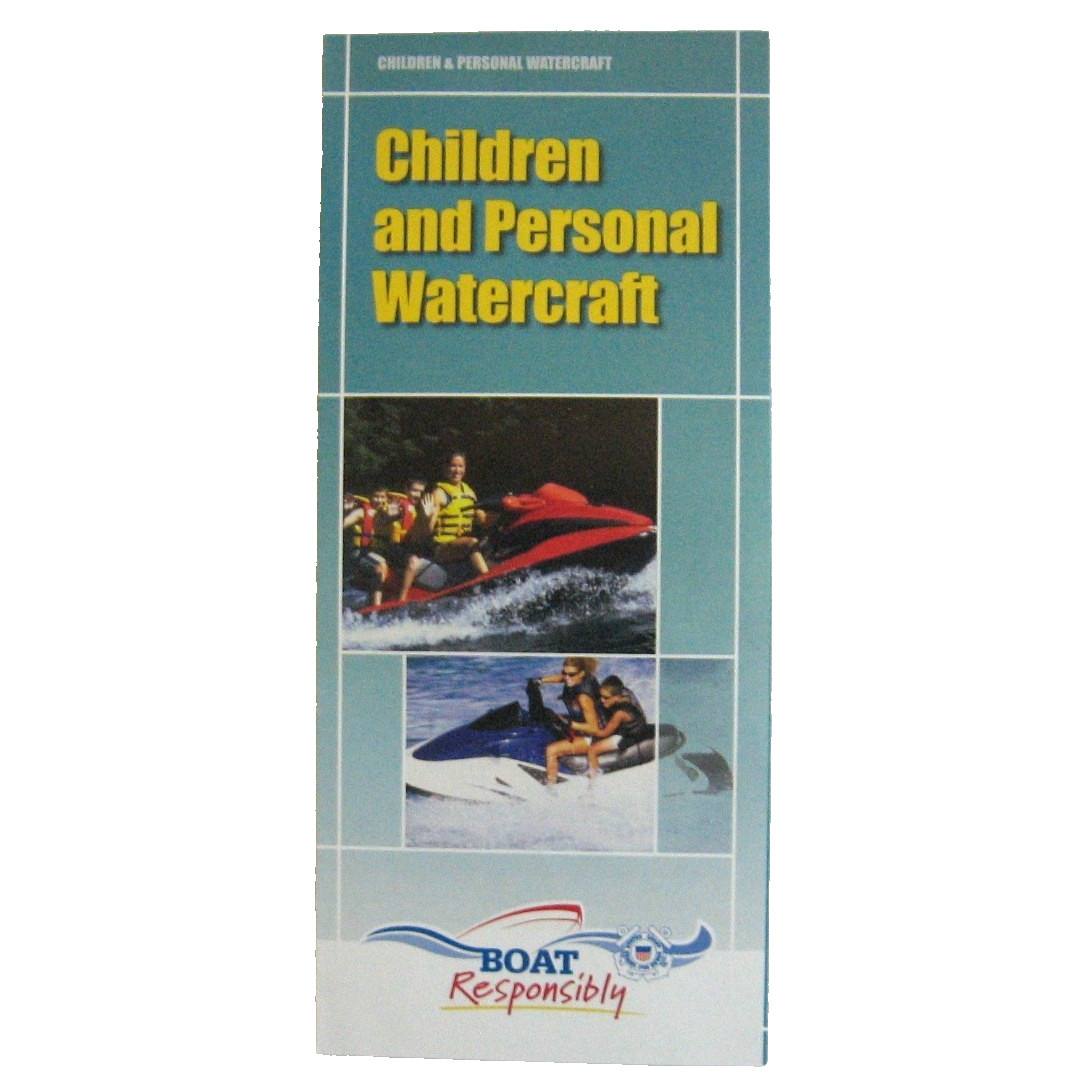 4 Boating Safety Brochures Coast Guard Paddling Life Jacket Personal Watercraft