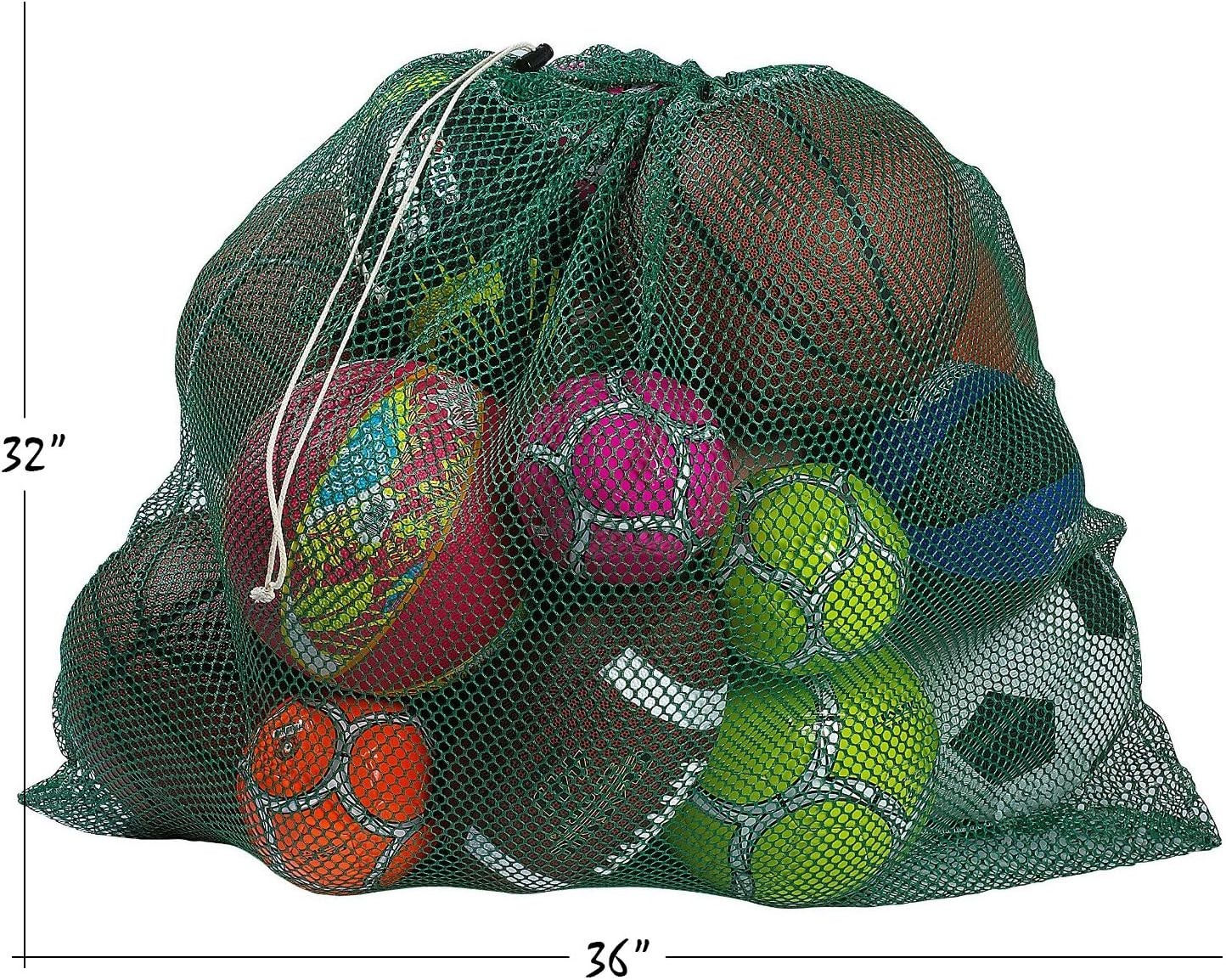 Heavy-Duty Mesh Equipment Bag – 32” x 36” for Sports Gear Organization