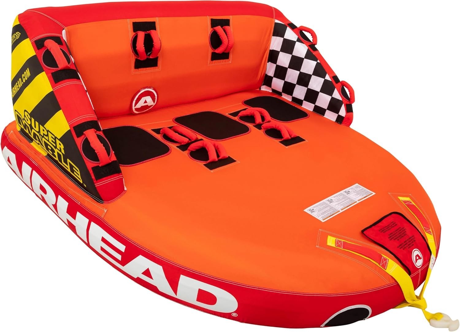 Airhead Super Mable 3-Person Towable Inflatable Boat Tube for Boating