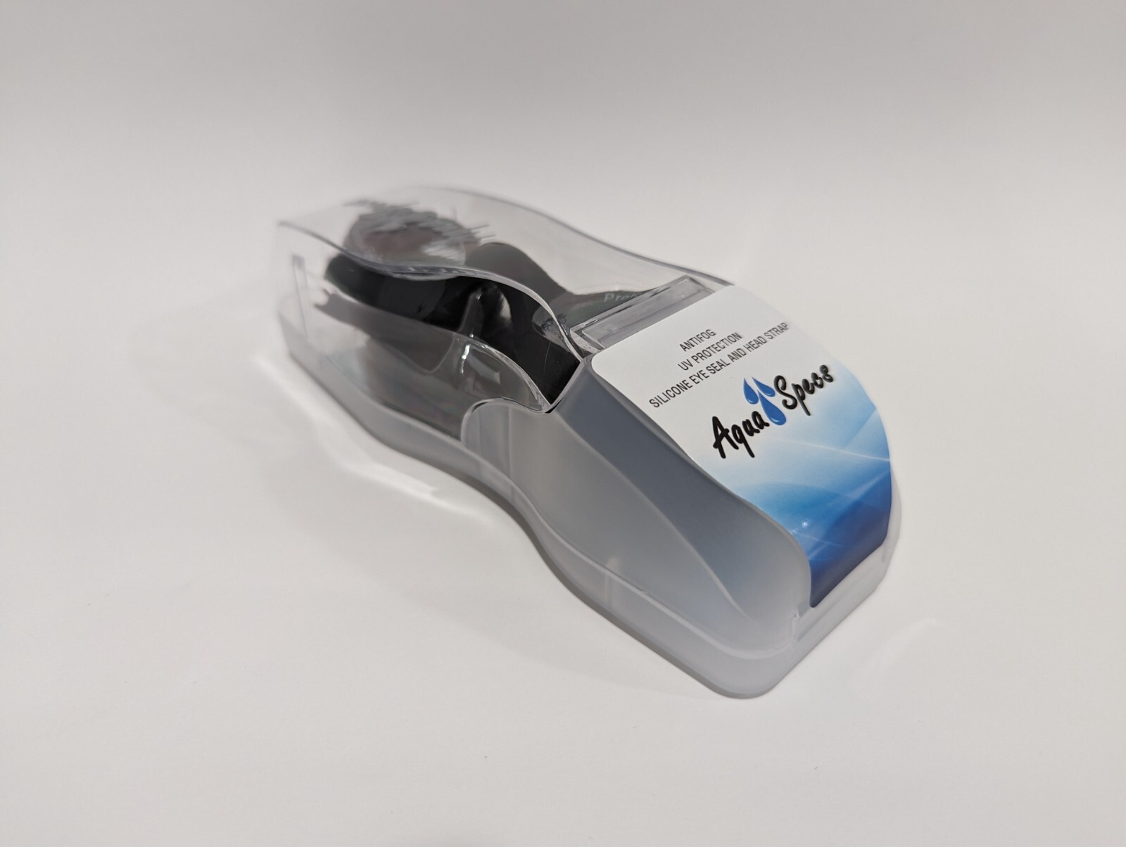 AquaSpecs Prescription Swim Goggles Black Myopia Choose Diopter For each Eye