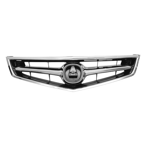 Front Upper Hood Bumper Grille Grill for Acura TSX 2006-2008 Front Upper