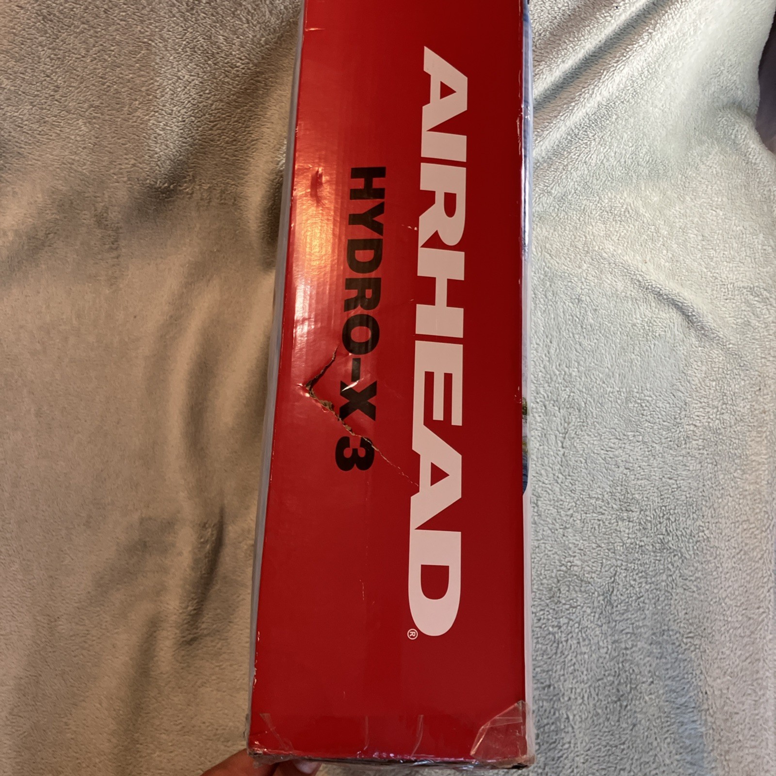 AIRHEAD HYDRO-X 3 Inflatable 1-3 Rider Boat Towable Water Tube 70-in
