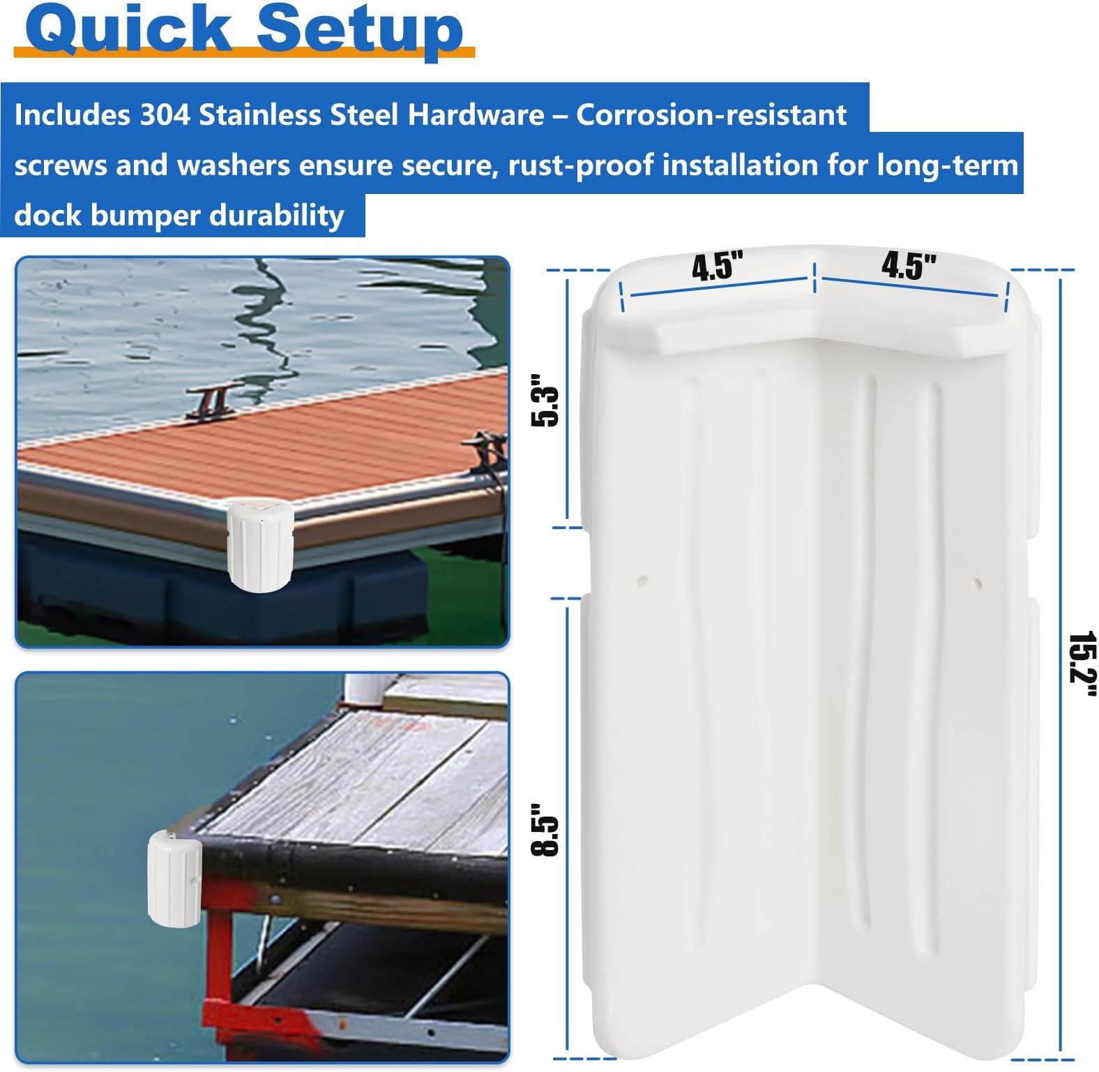 Dock Corner Bumper Fender Boat Dock Protection