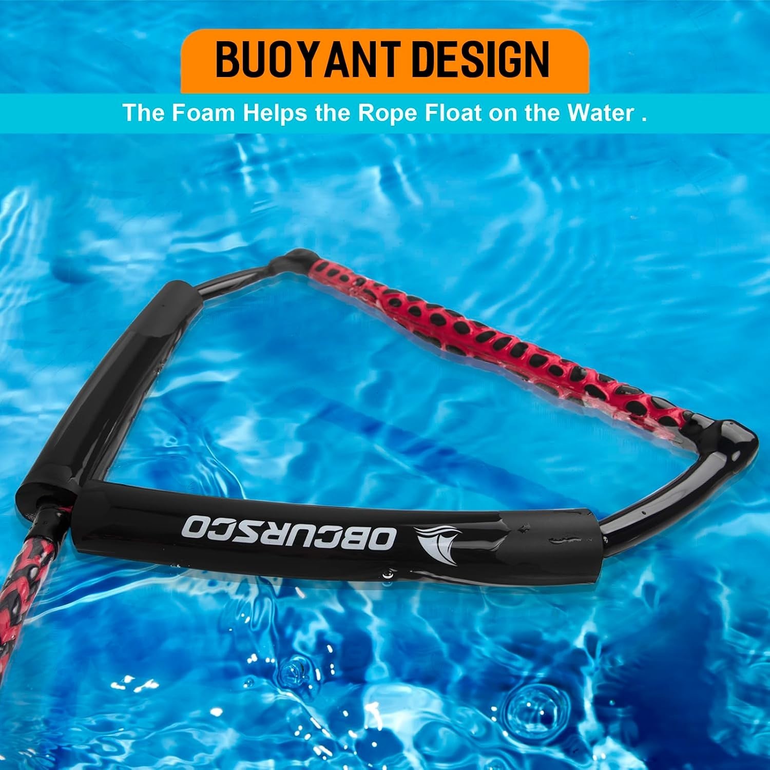 High-Tensile Wakeboard Tow Rope, 2200 Lbs Strength