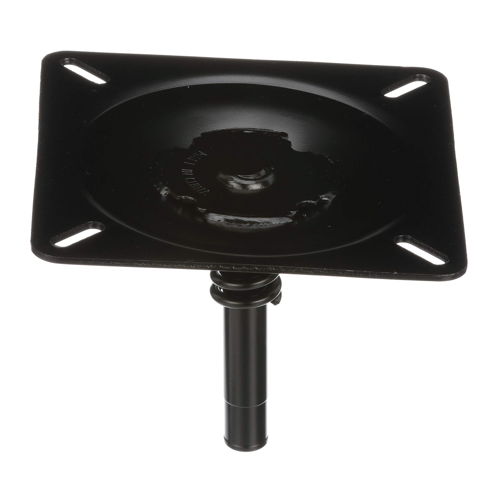Attwood 1002 Lock’N-Pin 3/4″ Seat Mount, 2″ High Installed, Black E-Coated