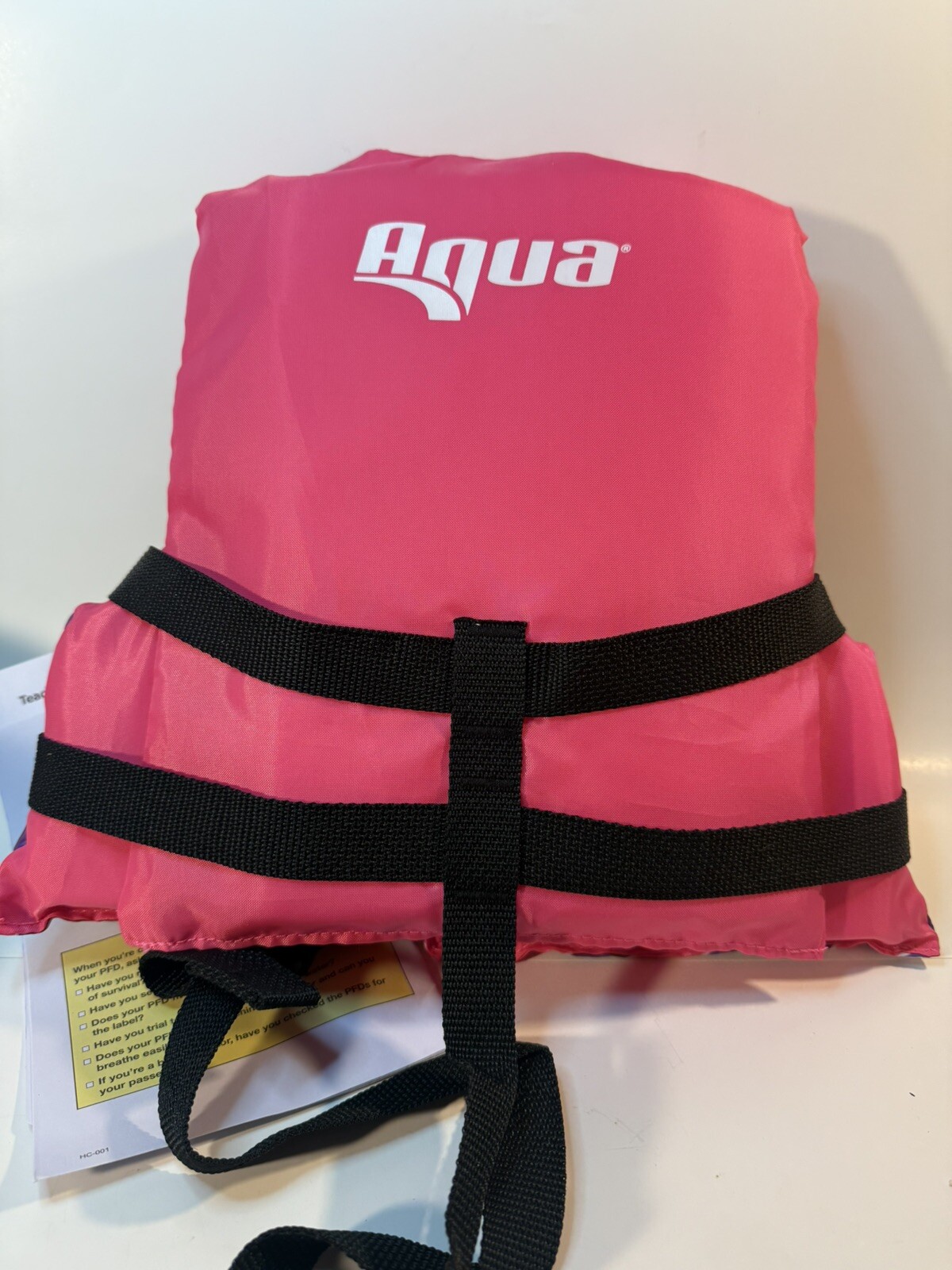 Oceans7 Flex Form Child Type III PFD Life Jacket Vest for 30-50lb,Pink