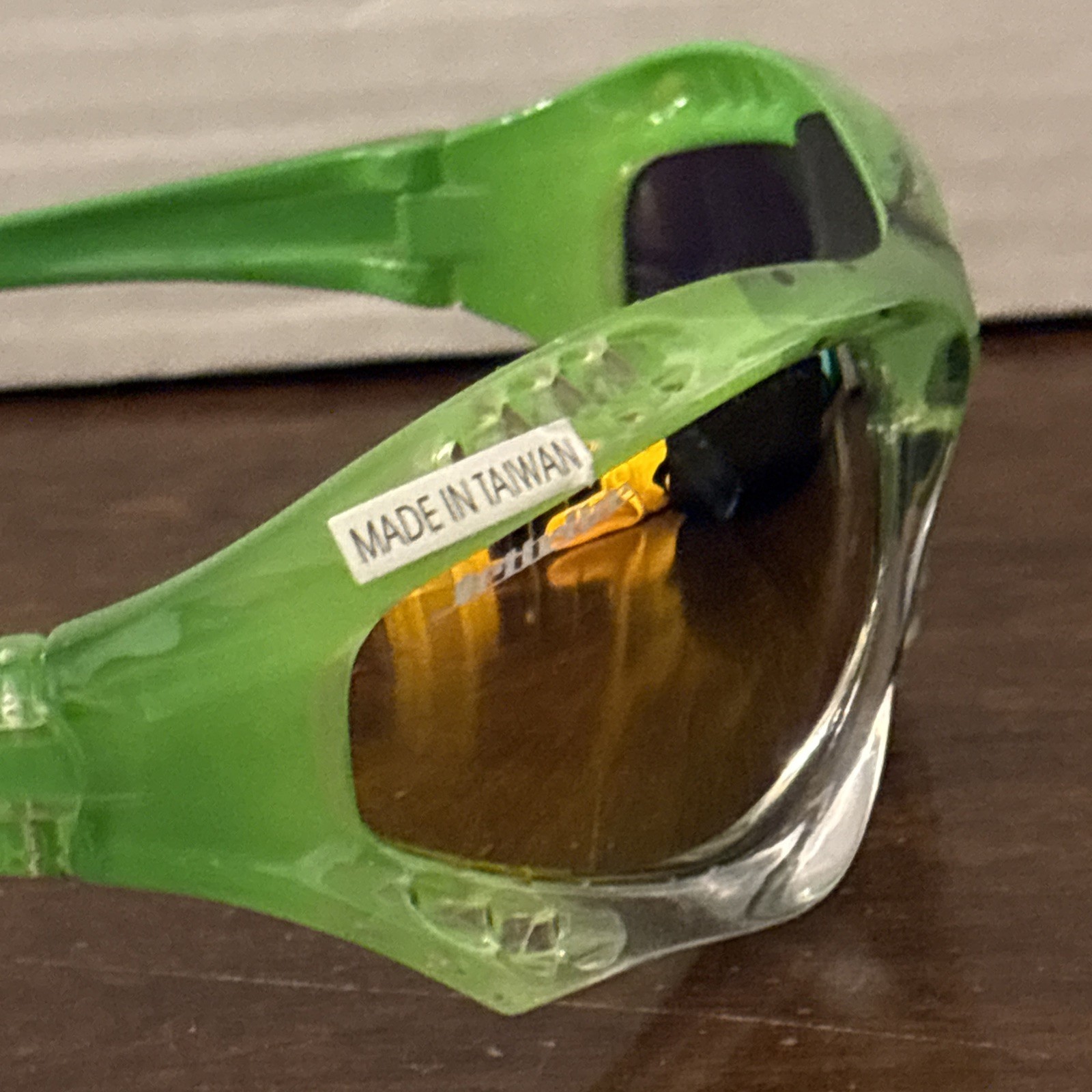 Pro Goggles Green Fade Frame/Revo Lens Sunglasses PWC Jetski With Case