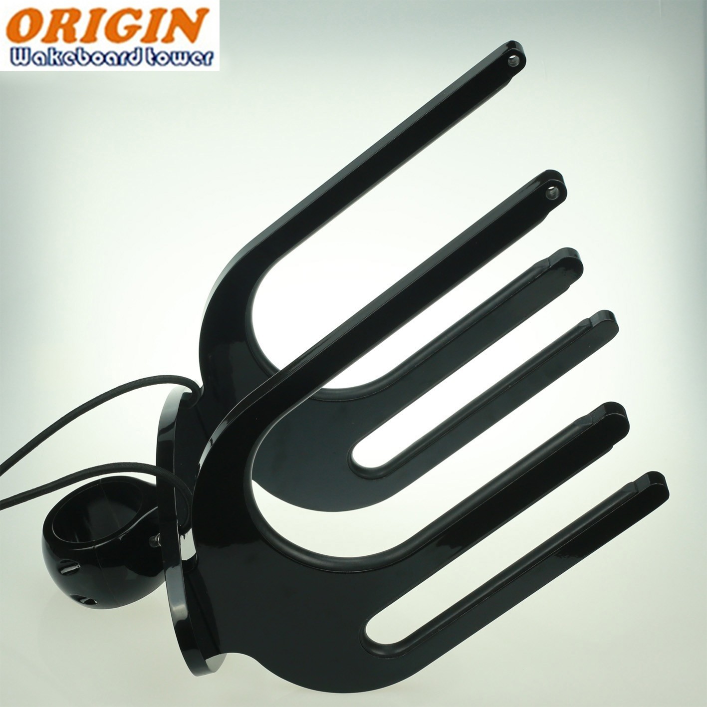 Origin WKIB Kneeboard Wakeboard Tower Rack| Black |2″ 2.25″ 2.5″ |5 Yr Warranty