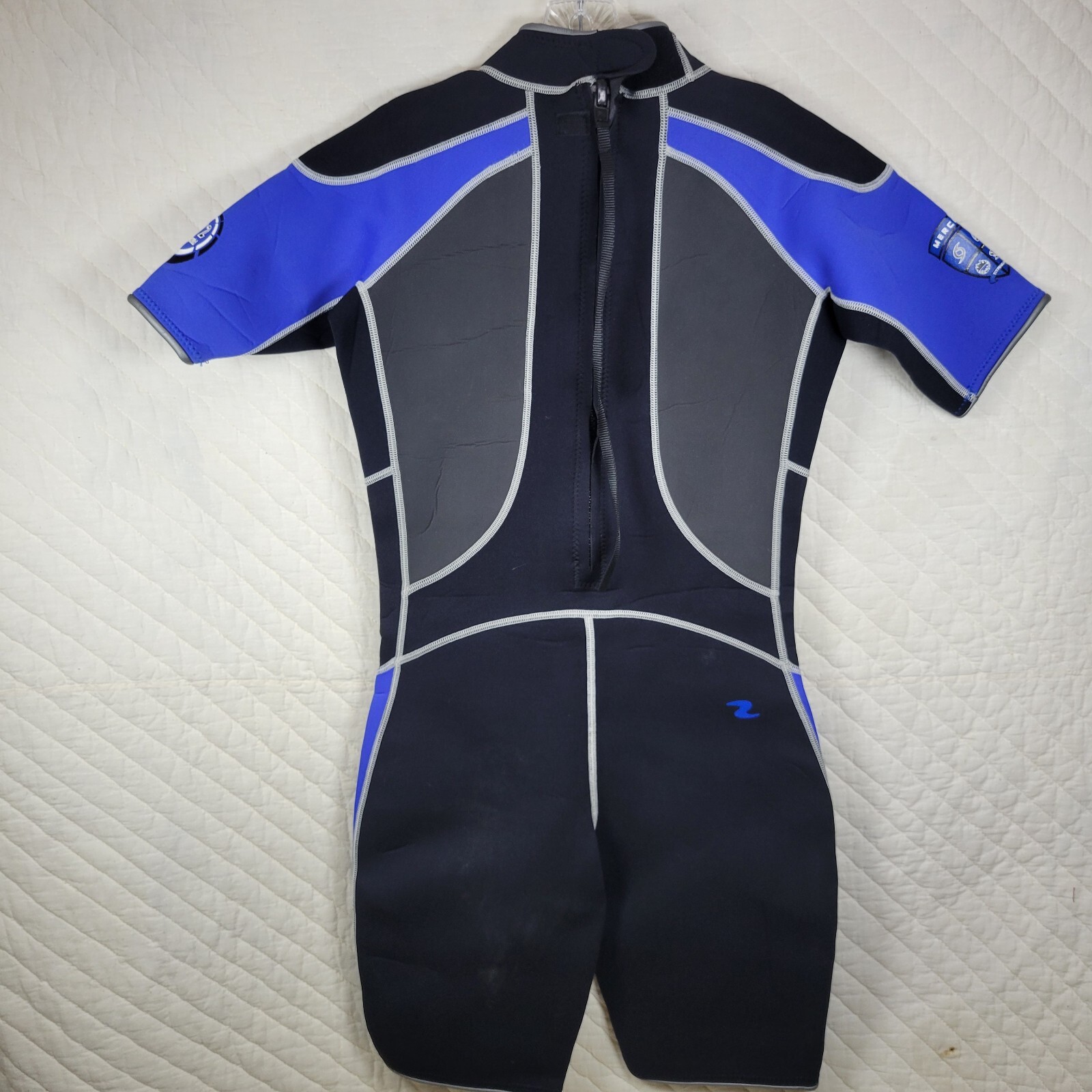 Mercury US DIVERS Wet Suit Gray, Blue, Black 3/2 Titanium Youth Size XL