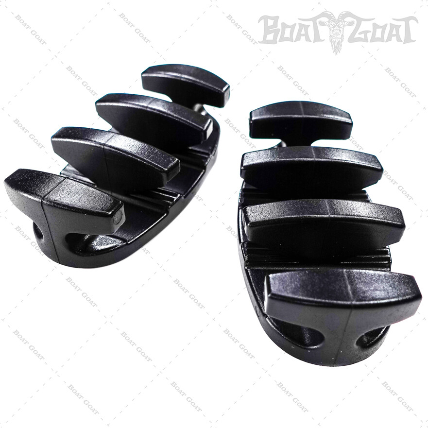 Attwood Zig Zag Cleat (2-PACK) Black Nylon 3-1/2″ (11926-7)