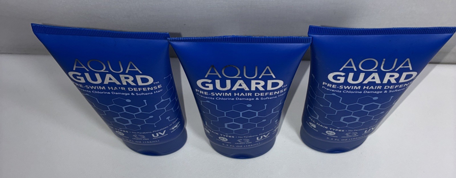Lot Of 3- AquaGuard Pre-Swim Hair Defense 5.3fl Oz