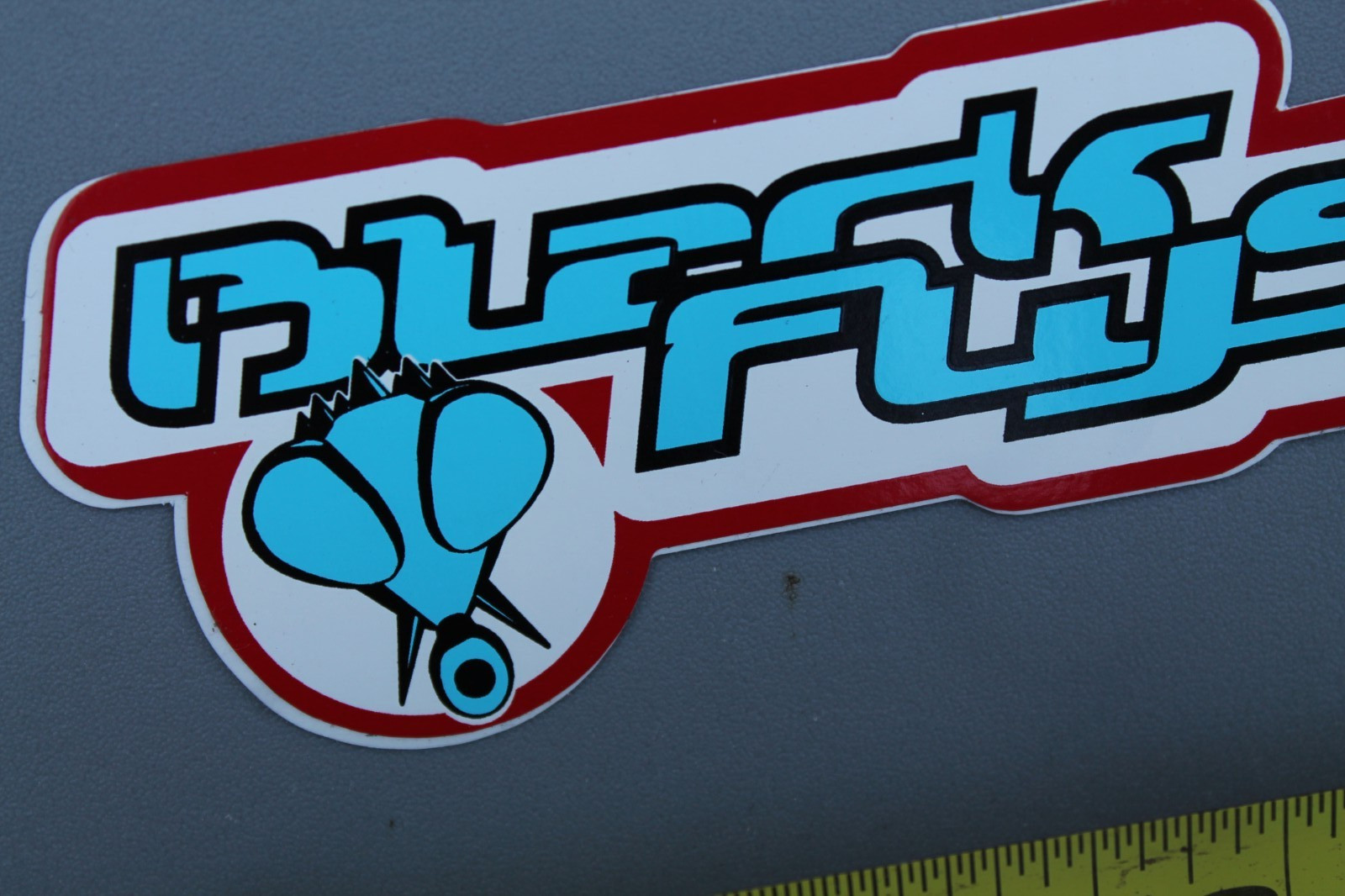 BLACK FLYS Sunglasses USA Red Blue White Punk Rock BF3 Vintage Surfing STICKER