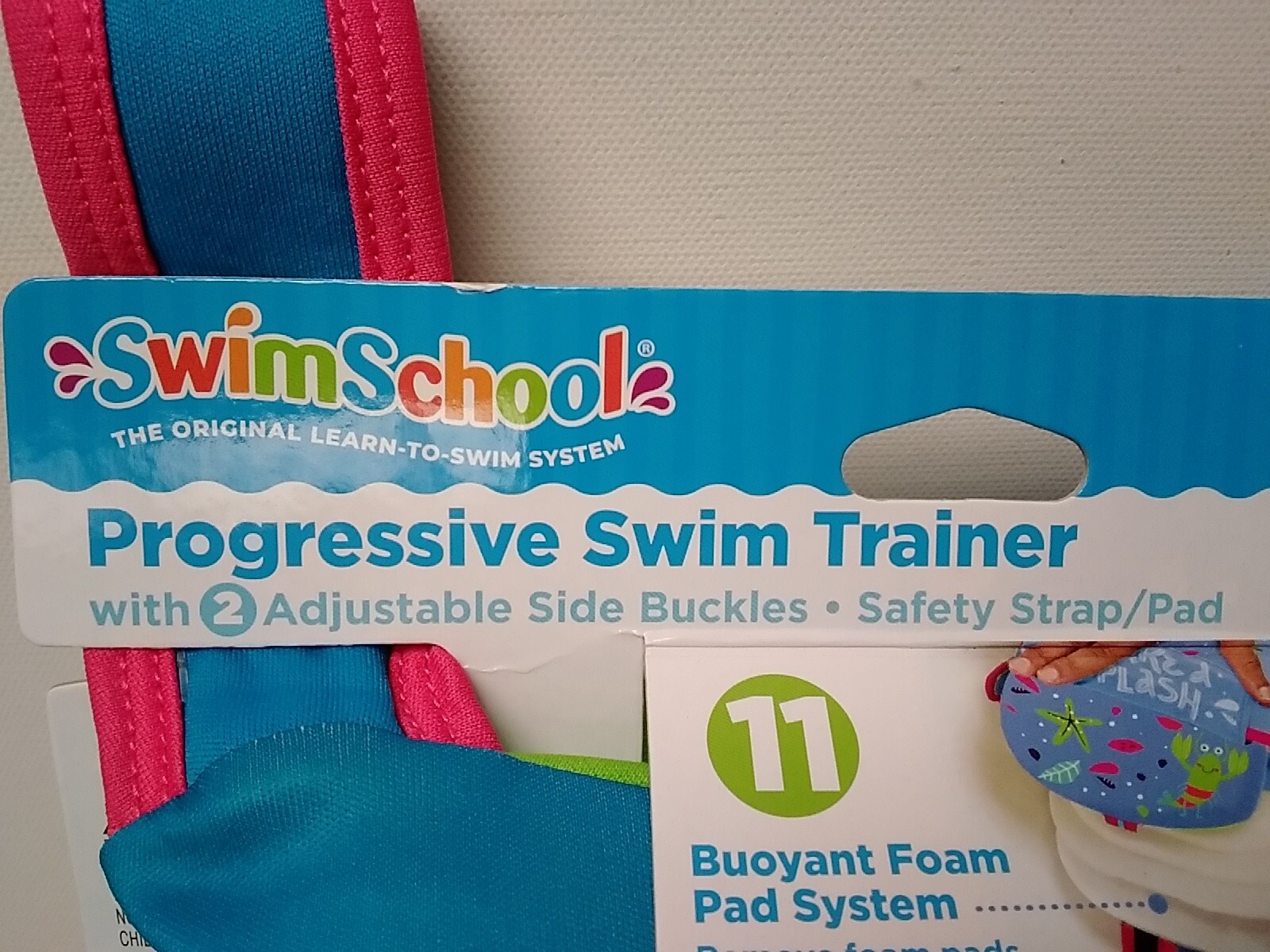 Swimschools Level 3 Progressive Swim Trainer Ages 3-5 Develop Swim Skills Blue