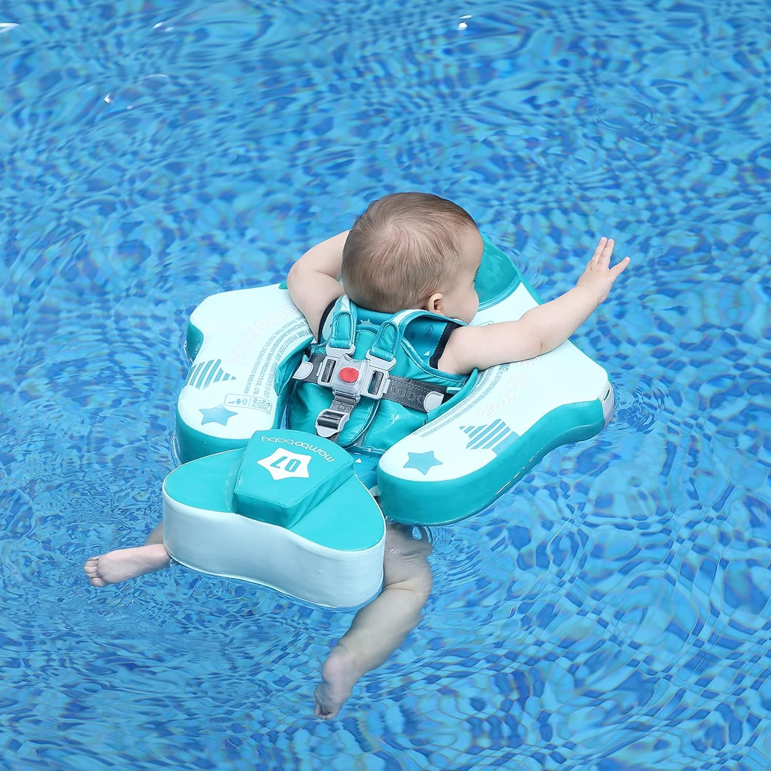 Mambobaby Float Add Tail Baby Swim Large, Global Limited Edition Green